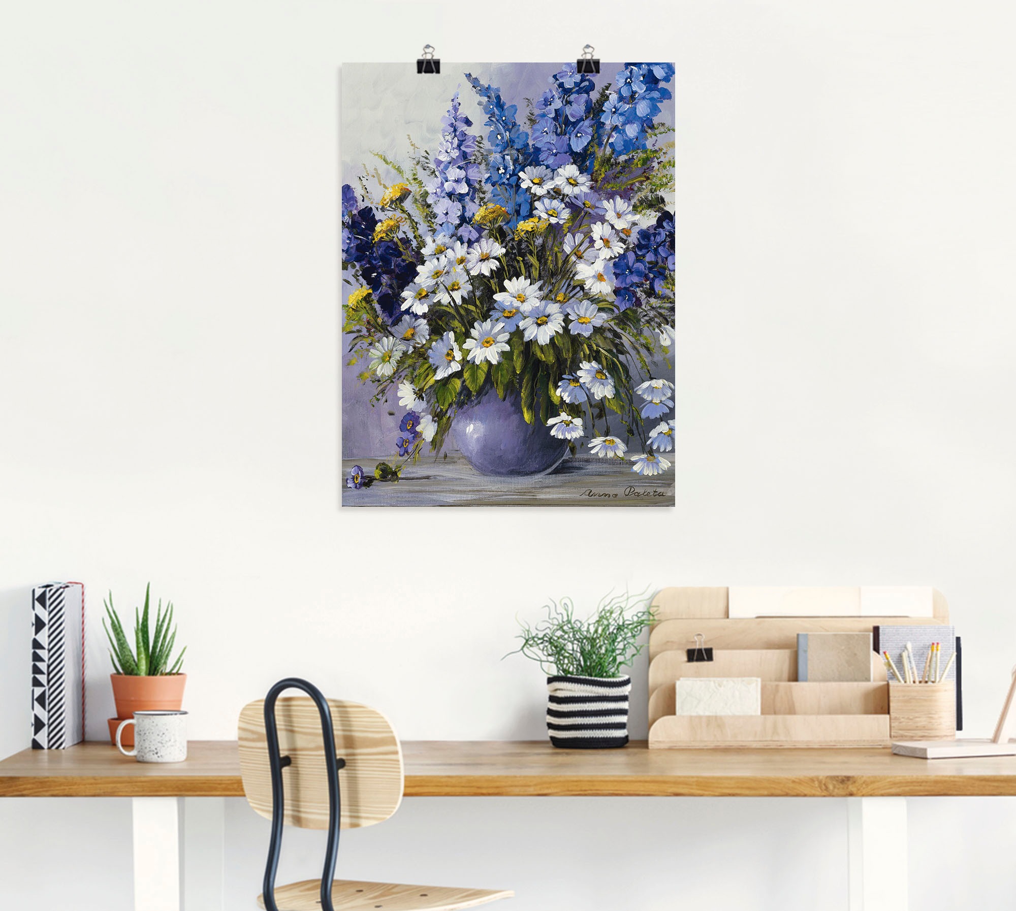 Artland Wandbild »Rittersporn« Blumen 1 Stk. tlg. als Leinwandbild, Poster in verschied. Größen