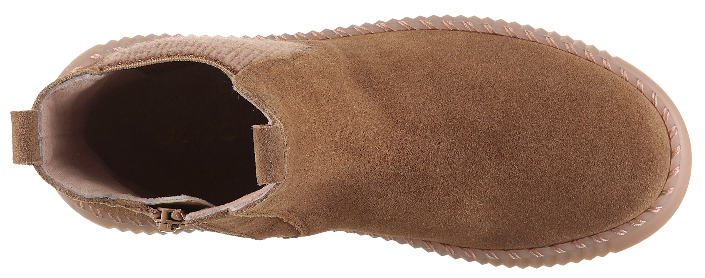 Gabor Chelseaboots  , Plateau, Stiefelette mit Stretcheinsatz an der Außenseite