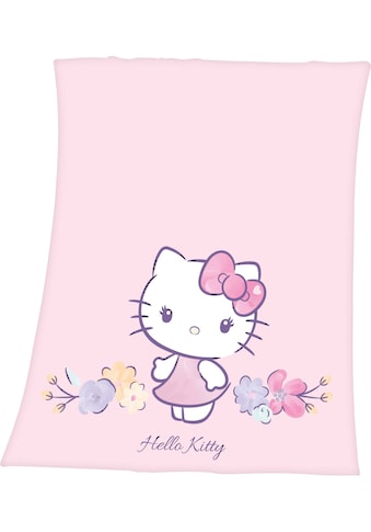 Hello Kitty Kinderdecke »Hello Kitty«, mit niedlichem Hello Kitty Motiv, Kuscheldecke kaufen