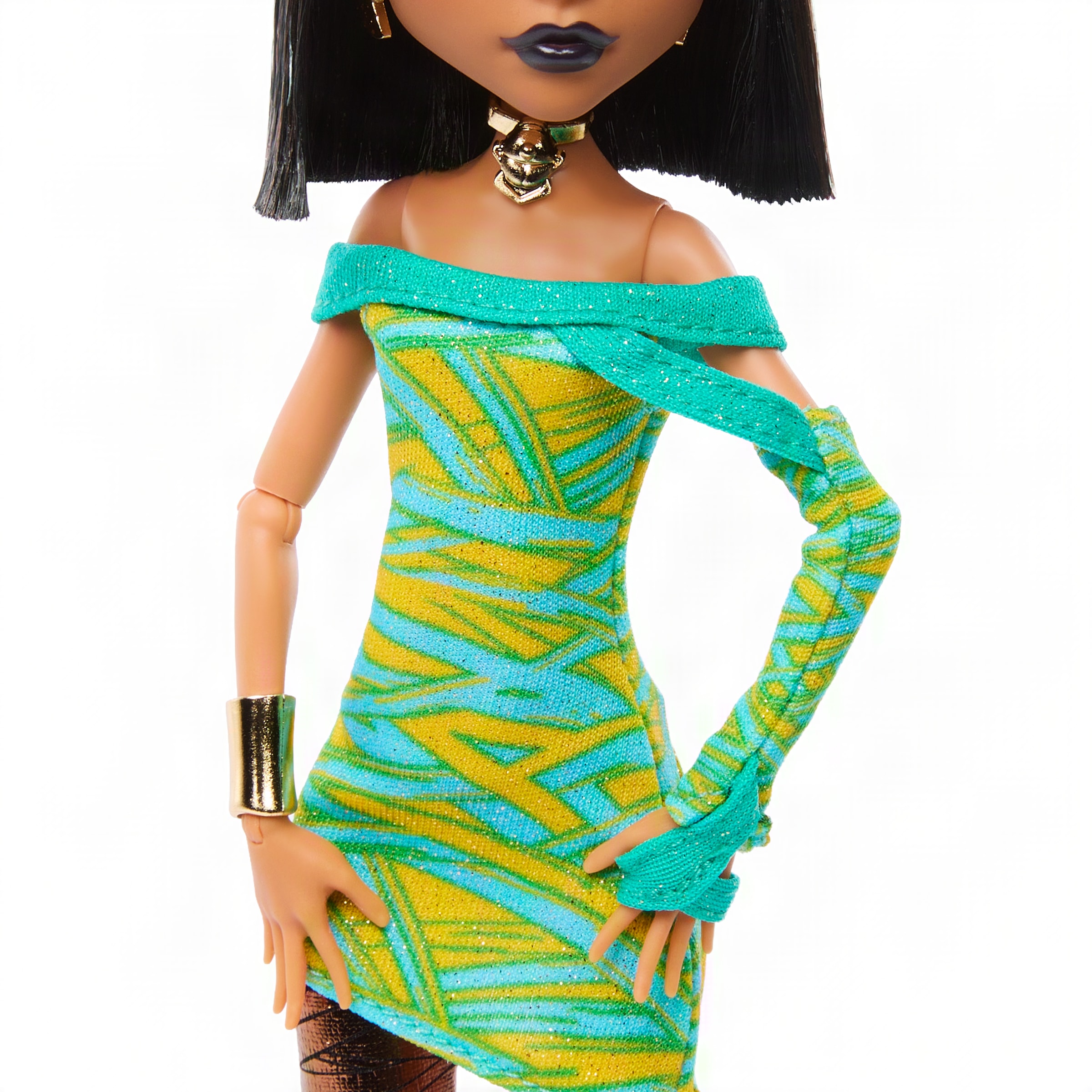 MonsterHigh™ Anziehpuppe »Mitternachtsparty, Cleo de Nile«