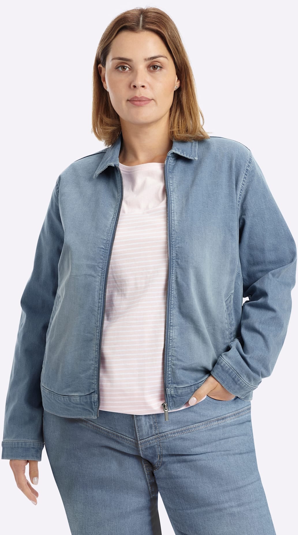 Sheego Jeansblazer »Jeansblazer«
