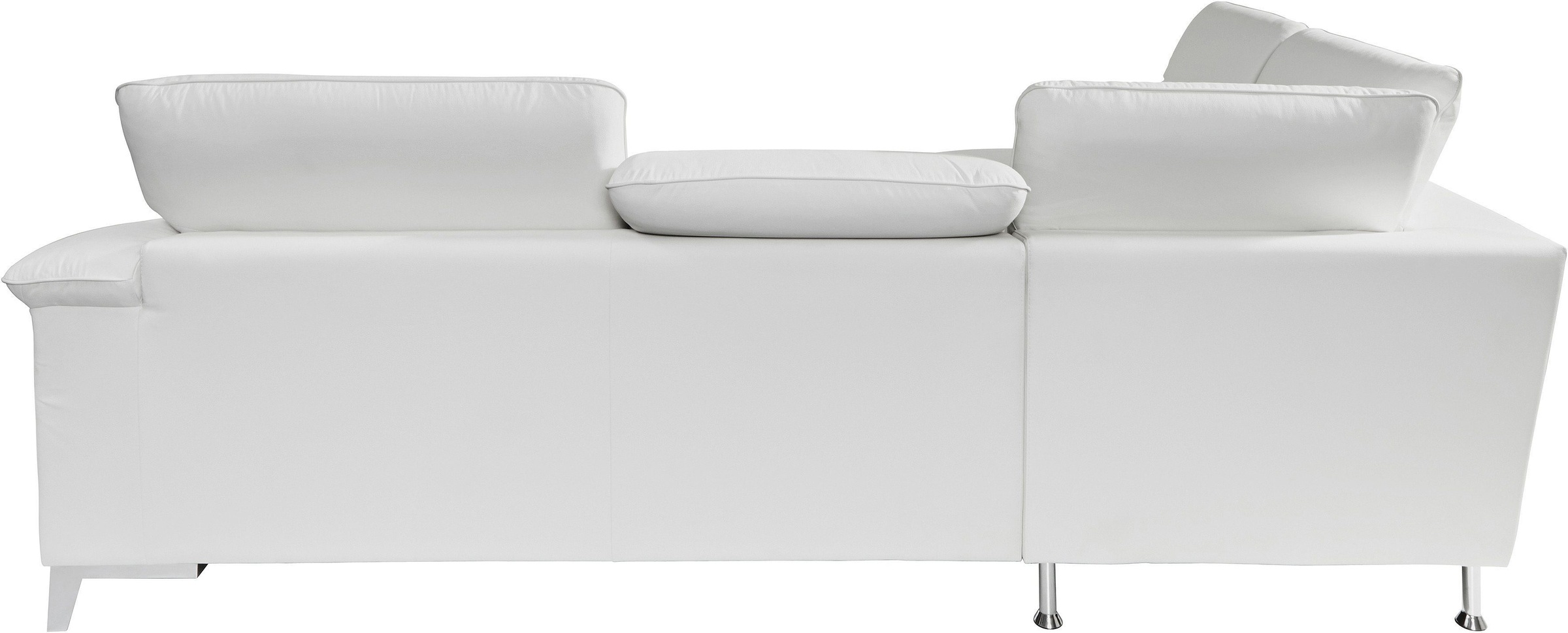 COTTA Polstergarnitur »Teresa«, (Set), Set: bestehend aus Ecksofa und Hocker, Ecksofa wahlweise Bettfunktion