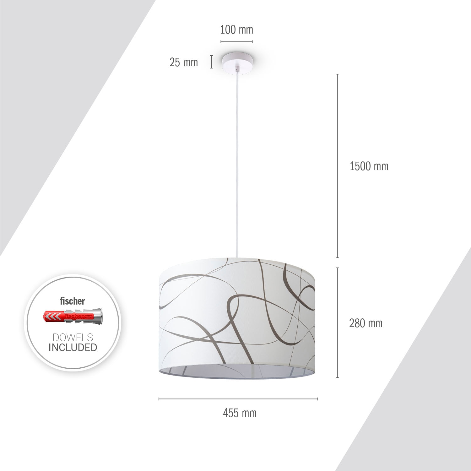 Paco Home Pendelleuchte »Hugo Tribal« E27 Pendelleuchte Esszimmer  Vintage Wohnzimmerlampe Modern Retro