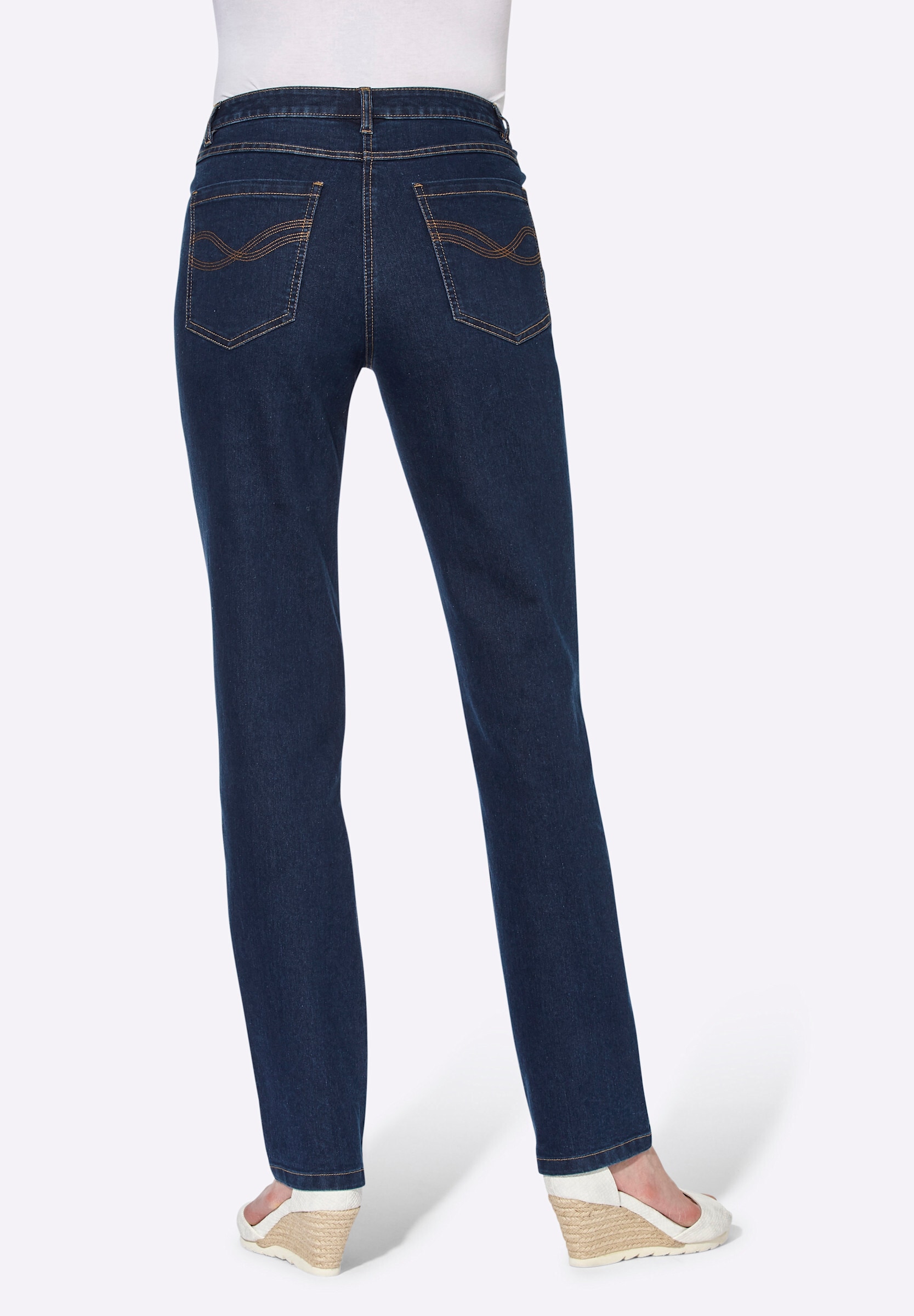 Sieh an! Bequeme Jeans »Jeans Trachtenjeans mit Stickerei«