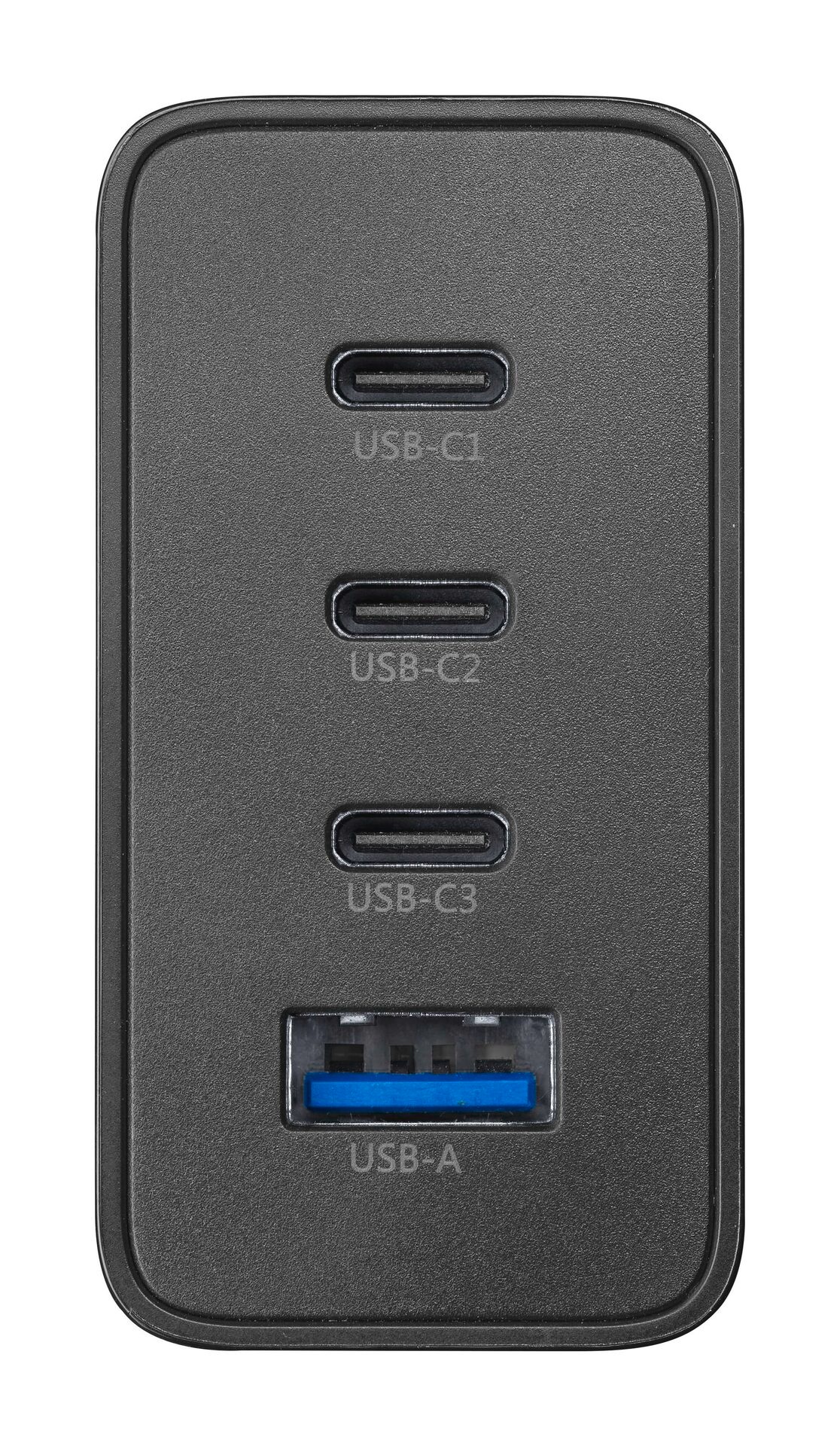 Cellularline USB-Ladegerät »Multipower Nano 100W Reiselader 4 Port GaN«, Apple iPhone, iPad, MacBook, Samsung Galaxy Tab, S23 S24, Google Pixel