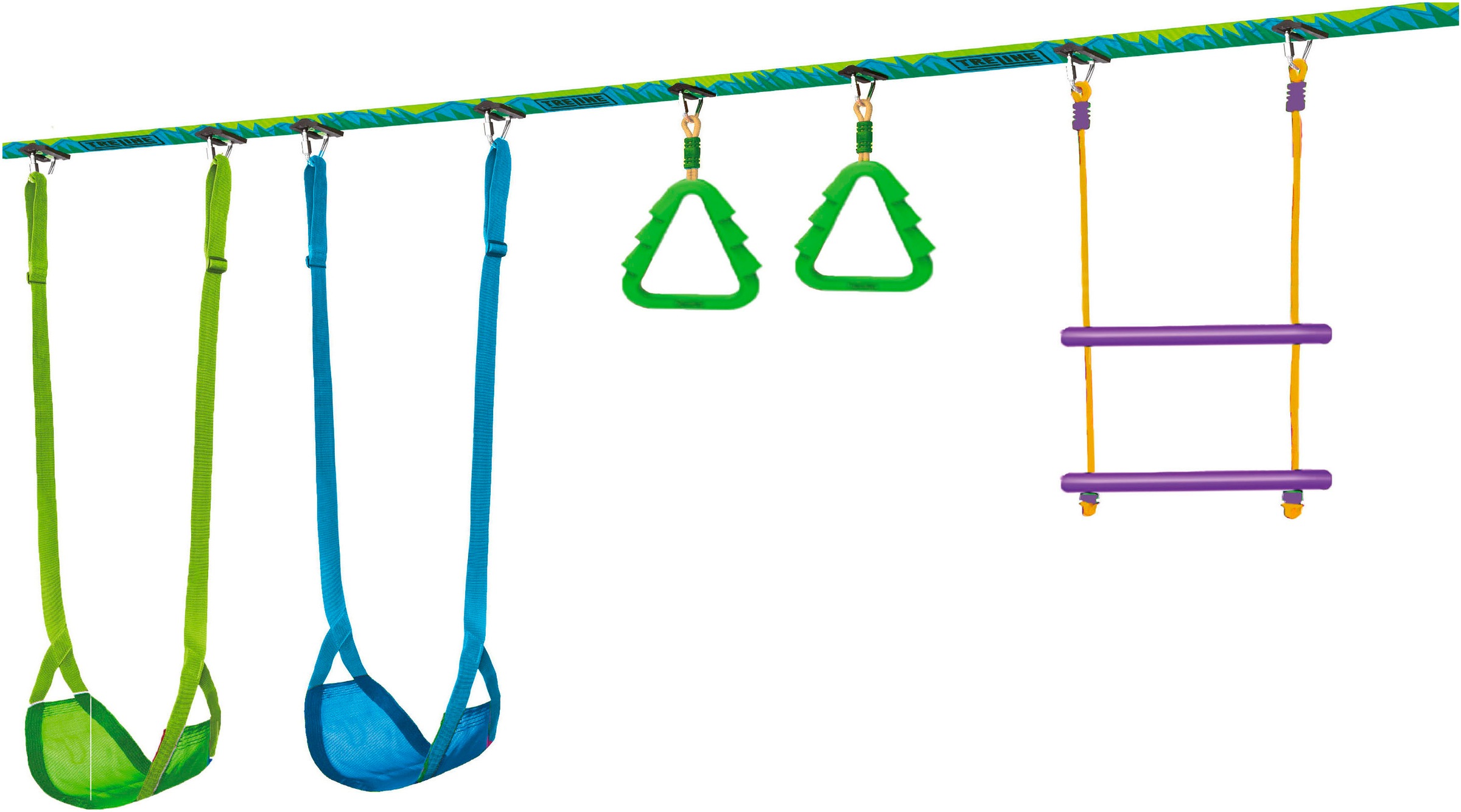 TRELINES Einzelschaukel »Swingset Gymnastik-Gurt, (11)«