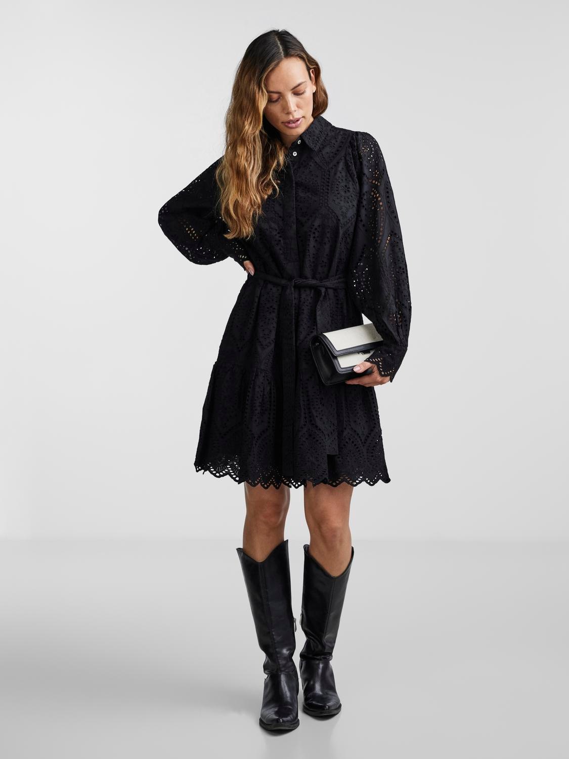 Y.A.S Minikleid »YASHOLI LS BELT DRESS S. NOOS«, Sommerkleid