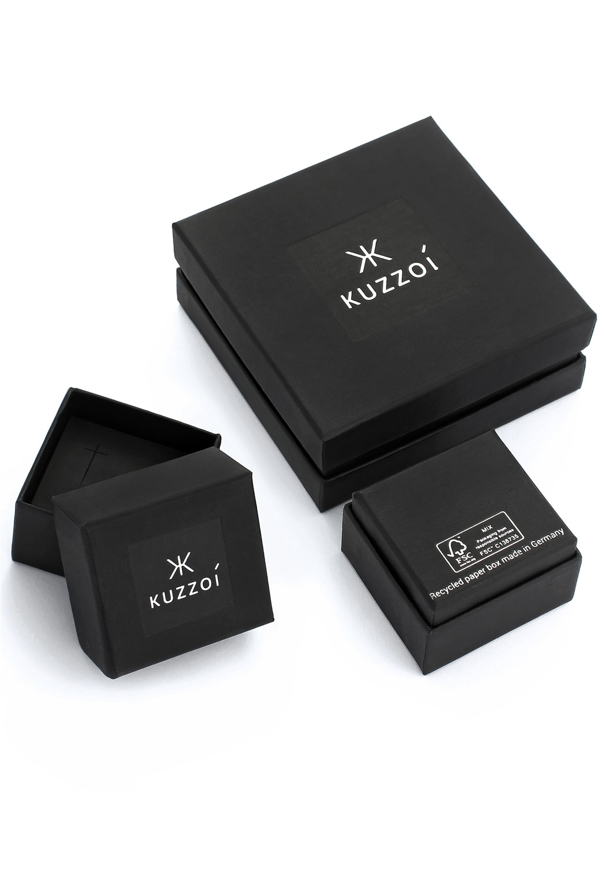 Kuzzoi Armreif »Armband Tennisarmband Zirkonia Weiß 925 Sterling Silber«