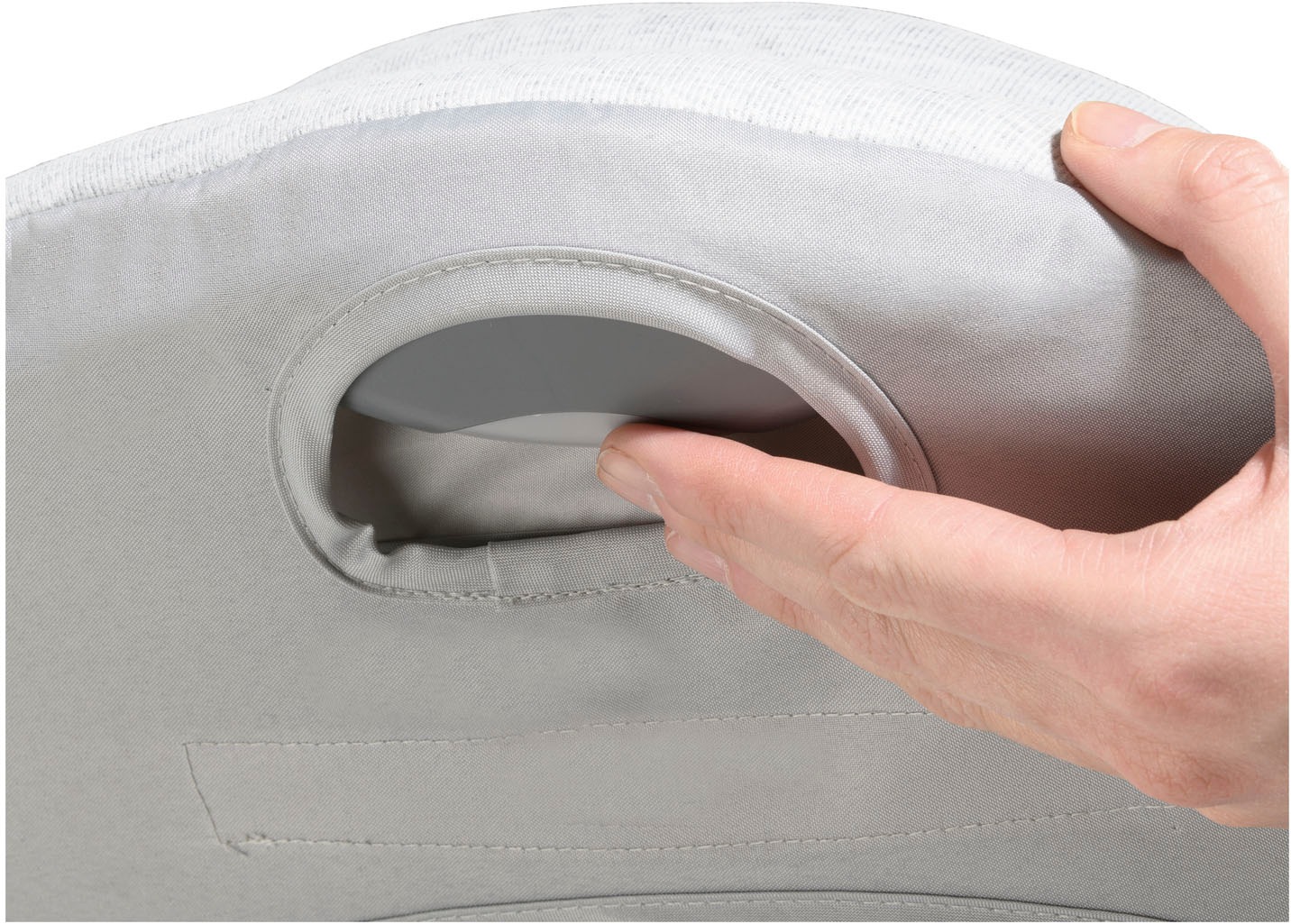 Hauck Babywippe »Alpha Bouncer Premium, Light Grey«, bis 9 kg, für Neugeborene mit Wippgestell, für Hochstuhl Alpha+ und Beta+