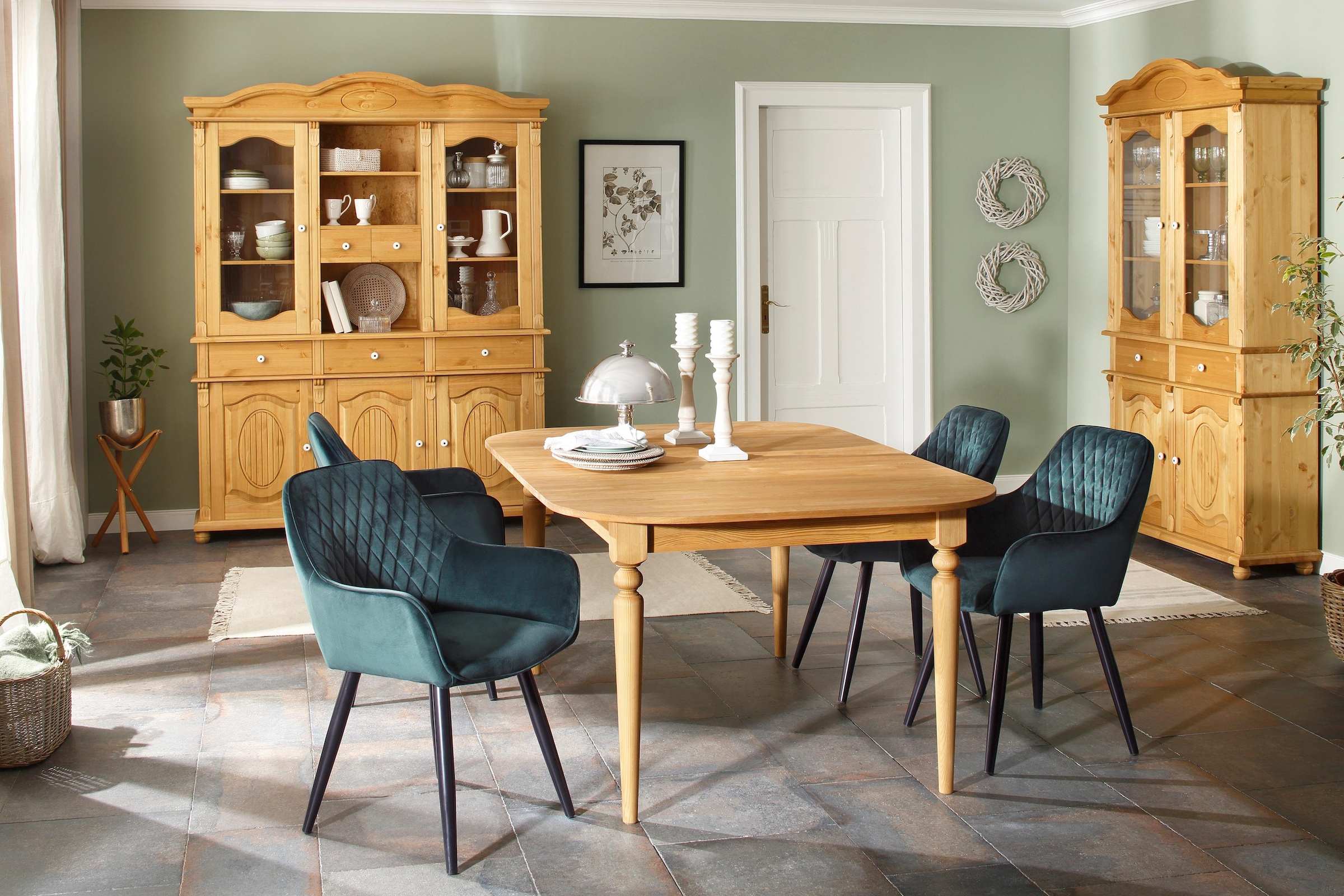 Home affaire Aufsatzschrank »Bavaria« Breite 165 cm, aus massiver Kiefer, FSC®