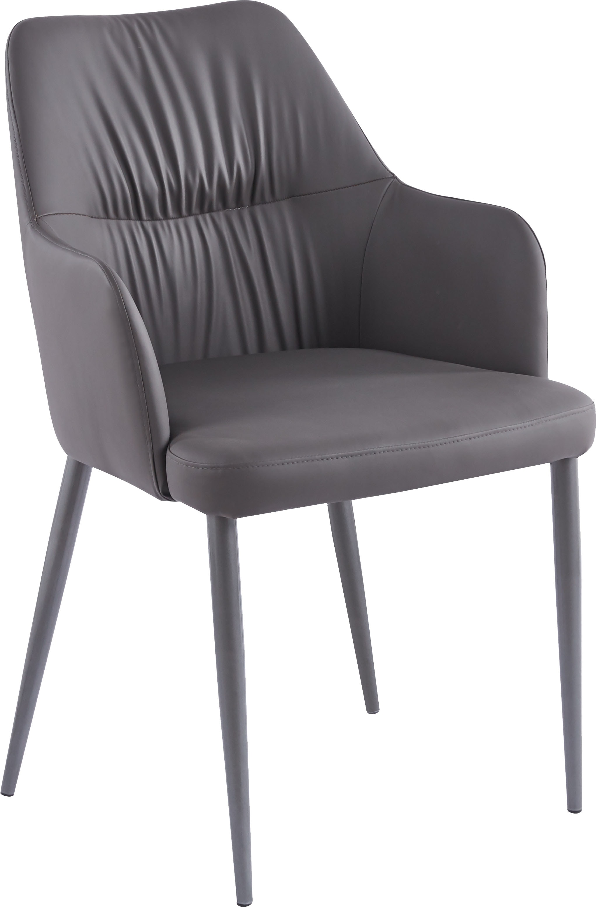 Kayoom Polsterstuhl »Stuhl Merit 125 2er-Set, bequemer Sitzkomfort, Handarbeit« (Set) 2 Stk.Bequem gepolstert, mit Armlehne, Handmanufaktur