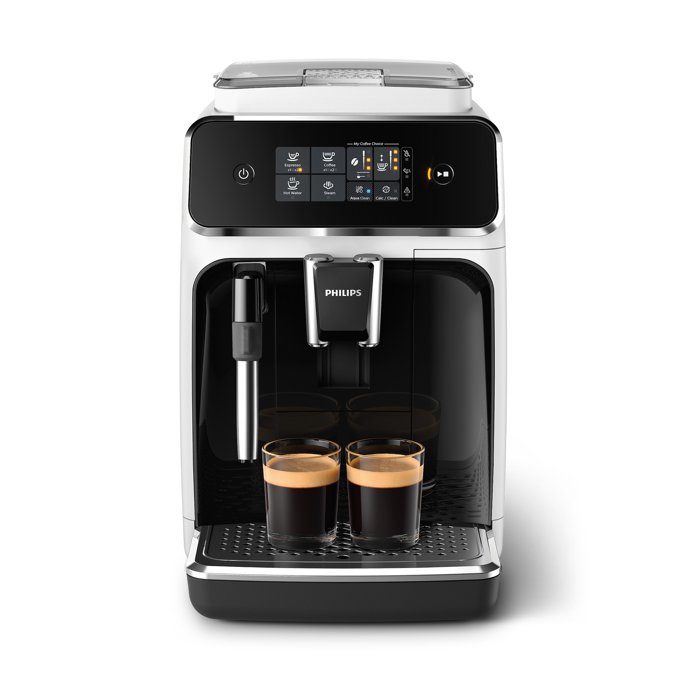 Philips Kaffeevollautomat »2200 Serie EP2220/10 Pannarello«, für 2 Kaffeespezialitäten und anpassbarer Aromastärke, mattschwarz