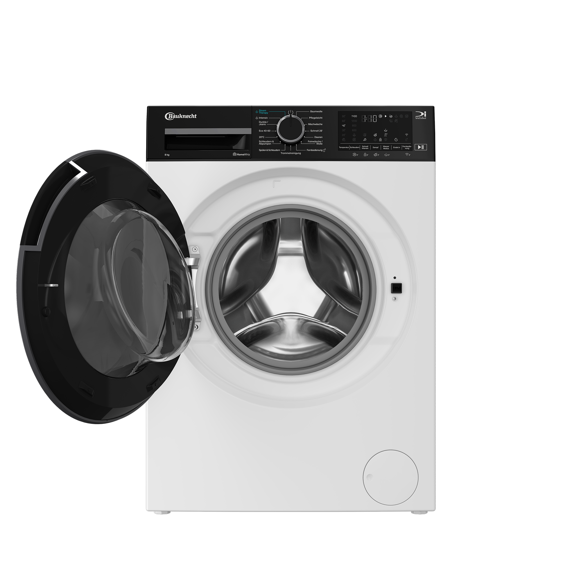 BAUKNECHT Waschmaschine »B WM Smart Eco 8A« 8 kg 1400 U/min Adaptive Wash – Intelligente Anpassung für perfekte Waschergebnisse