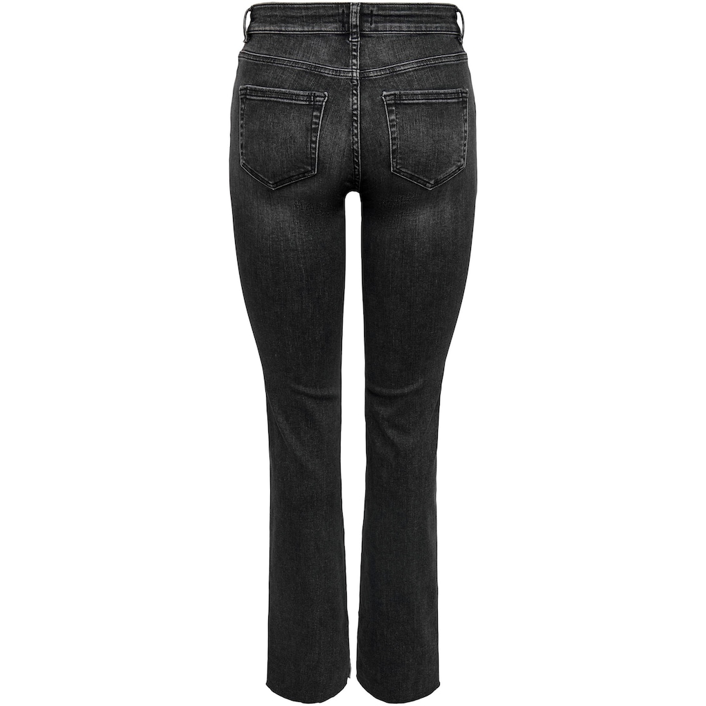 ONLY Bootcut-Jeans »ONLBLUSH HW SLIT FLR RAW DNM«