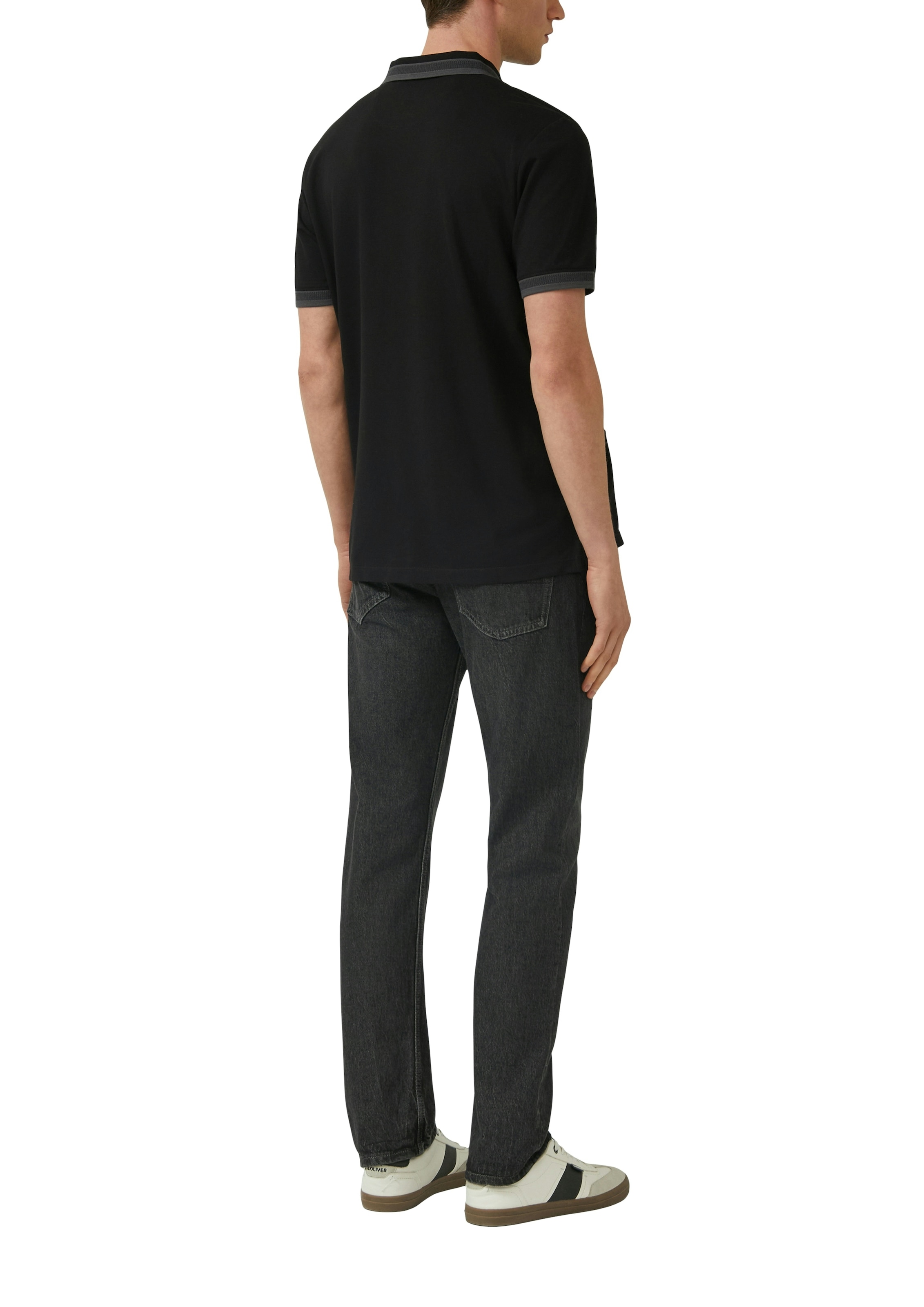 s.Oliver Poloshirt mit Logo Schriftzug