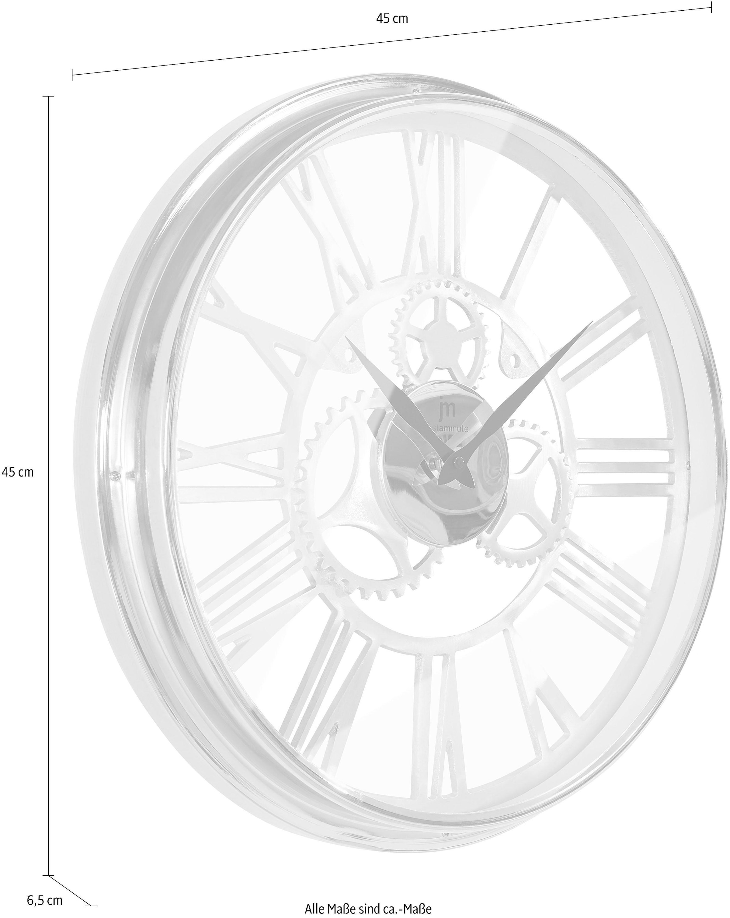 kaufen cm, bequem Ø rund, 45 Ziffern römische Wanduhr, Lowell