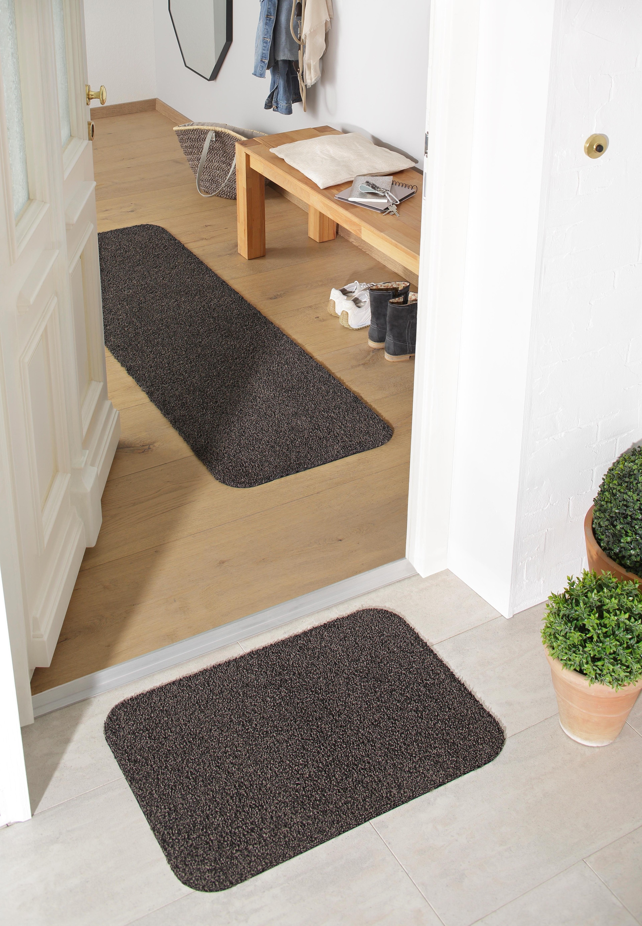 my home Fußmatte »Willa«, rechteckig, 9 mm Höhe, In- und Outdoor geeignet, waschbar