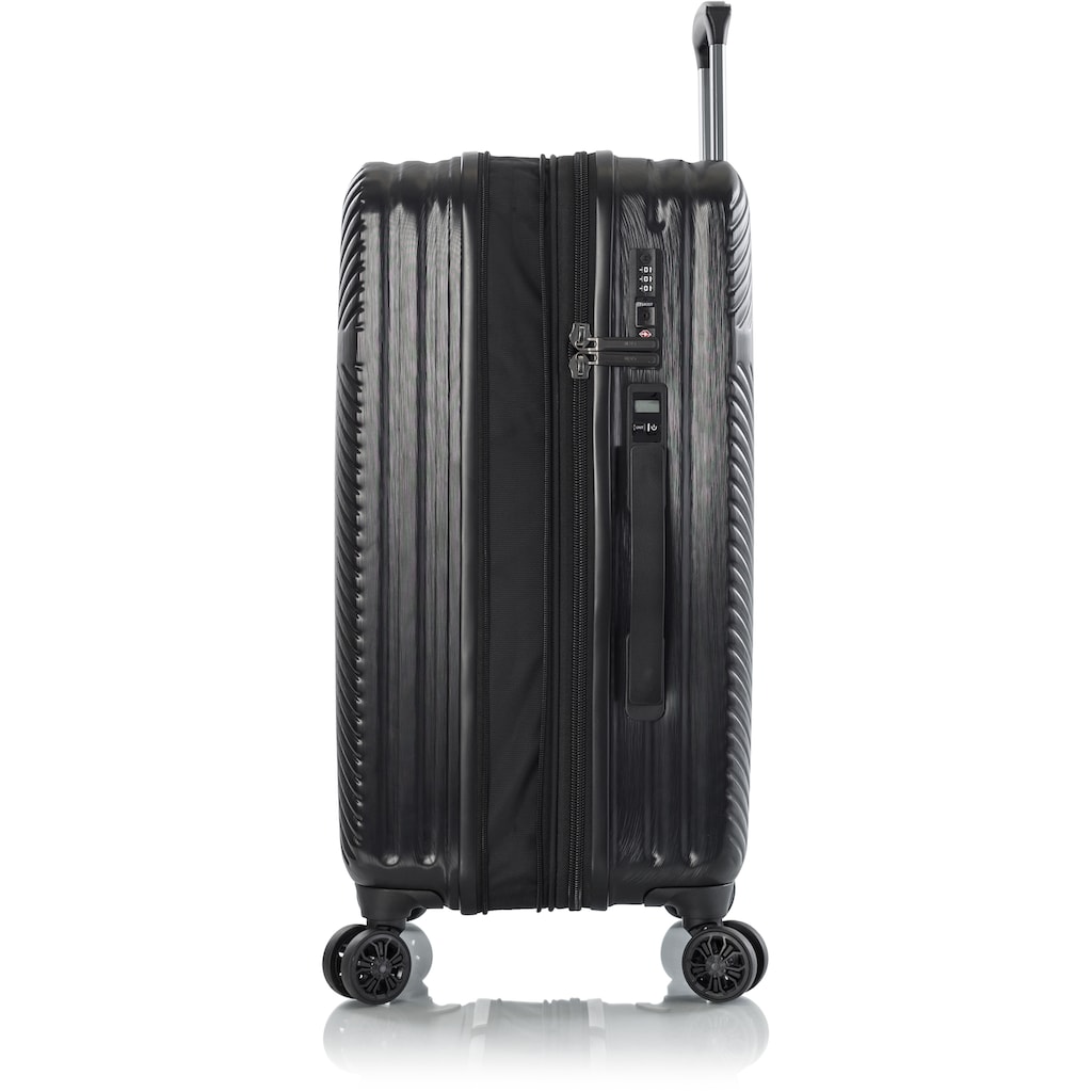 Heys Hartschalen-Trolley »Charge-A-Weigh 2.0, 66 cm«, 4 Rollen, mit Volumenerweiterung und integrierter Digitalwaage