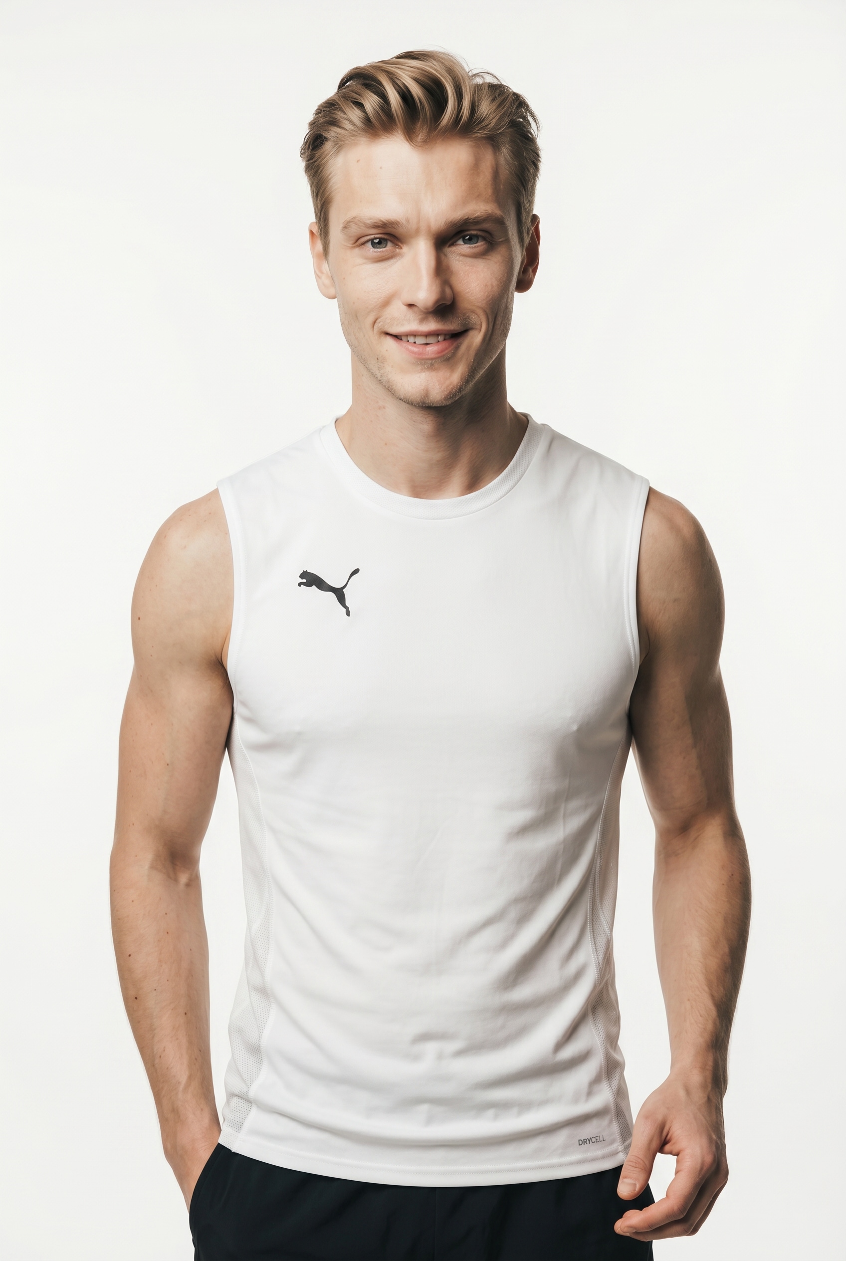 PUMA Fußballtrikot »TEAMGOAL SLEEVELESS JERSEY« für Fußball, ärmellos, sportlicher Stil, aus Interlock-Material