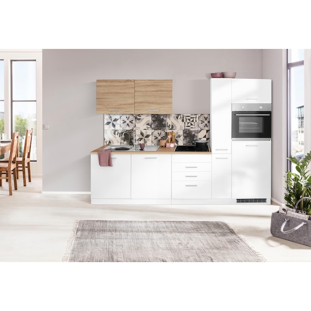 HELD MÖBEL Küchenzeile »Visby«, ohne E-Geräte, Breite 270 cm für  Kühlschrank und Geschirrspüler bequem bestellen