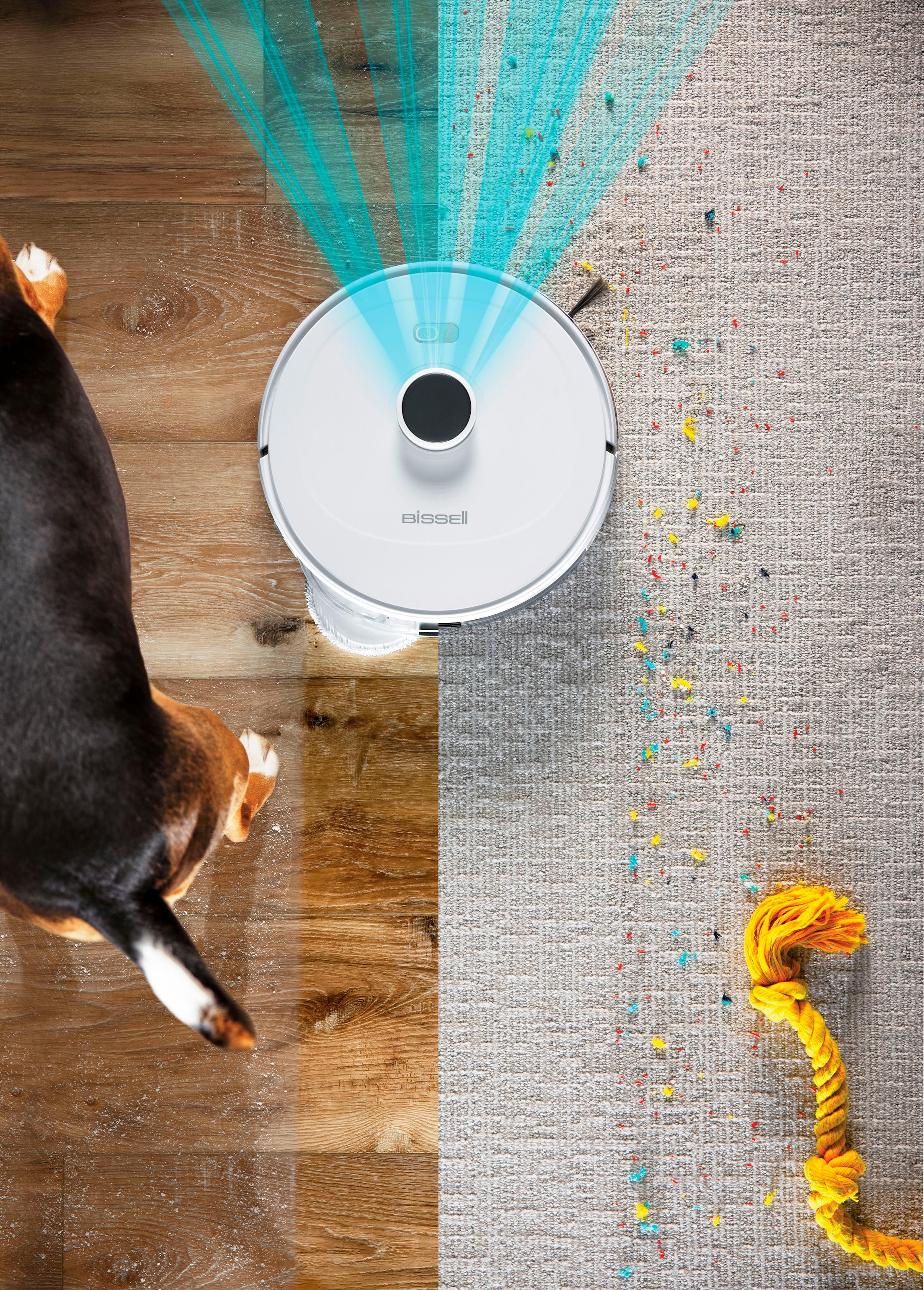 Bissell Wischroboter »SpinWave Robot R5 Pet«, mit Saugfunktion