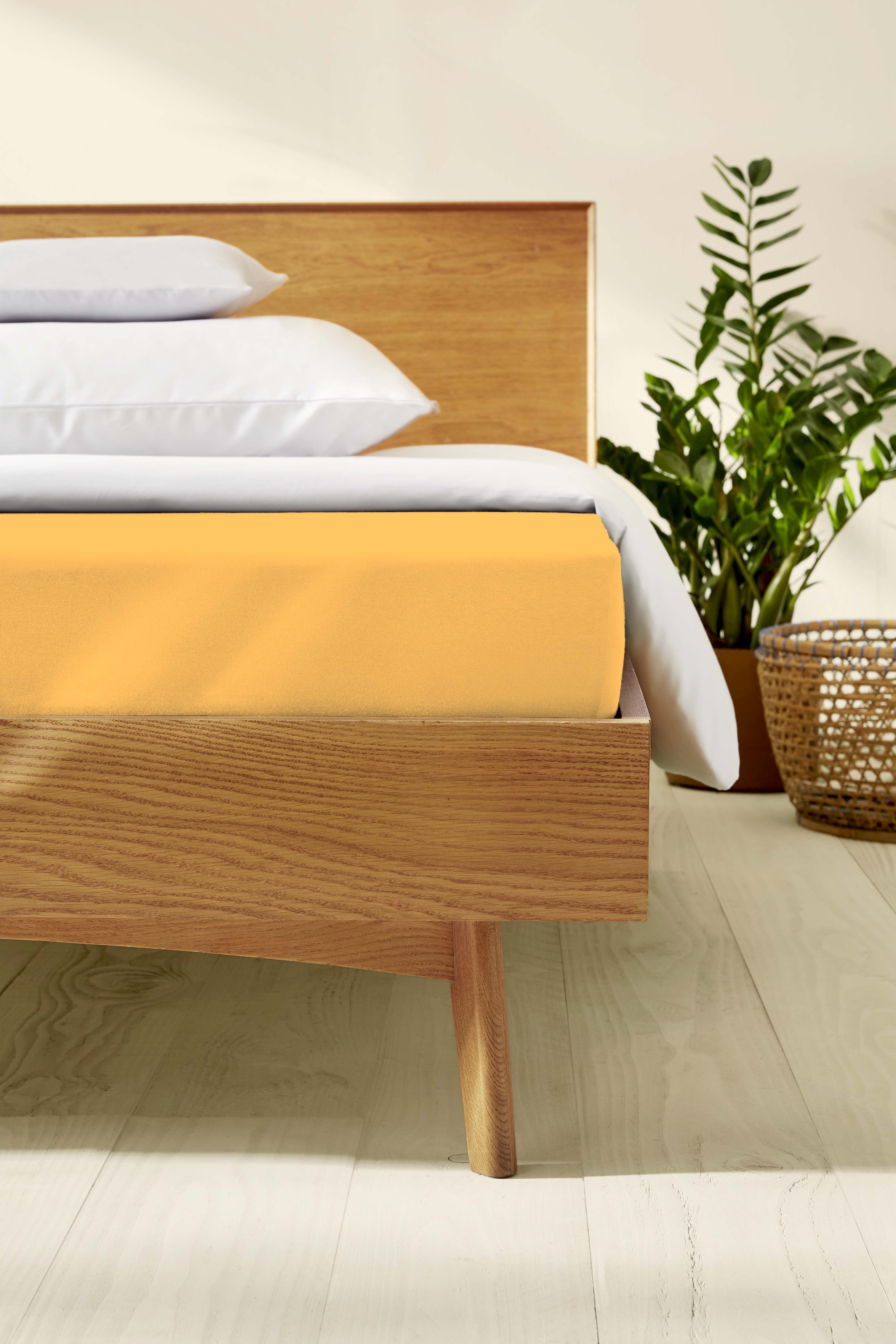 Kaeppel Spannbettlaken »Single Jersey Mako Cotton«, Bettlaken aus 100% Baumwolle