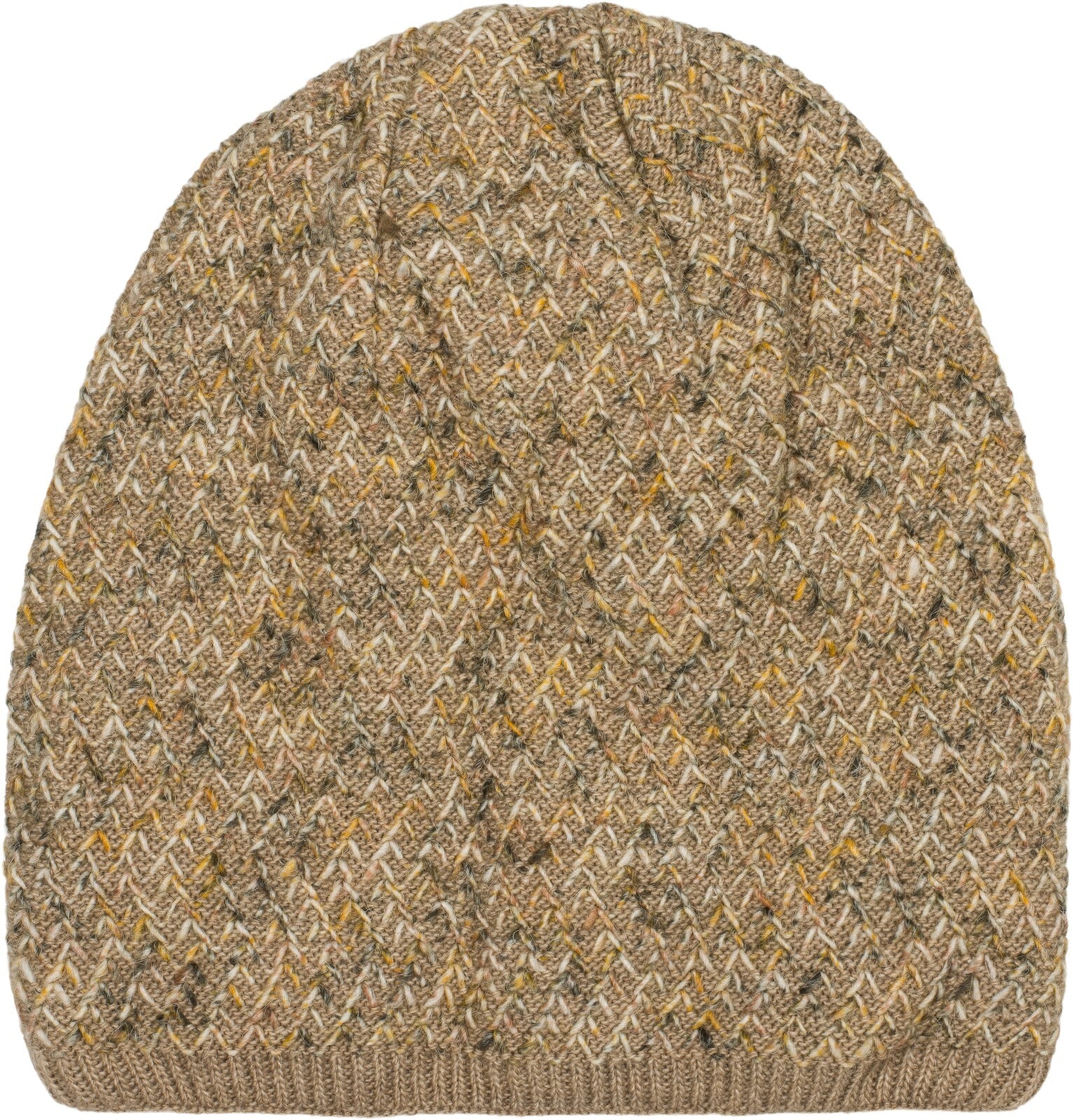styleBREAKER Strickmütze »Strick Beanie Mütze Dreieck Bunt mit Thermo-Fleece« 1 Stk.