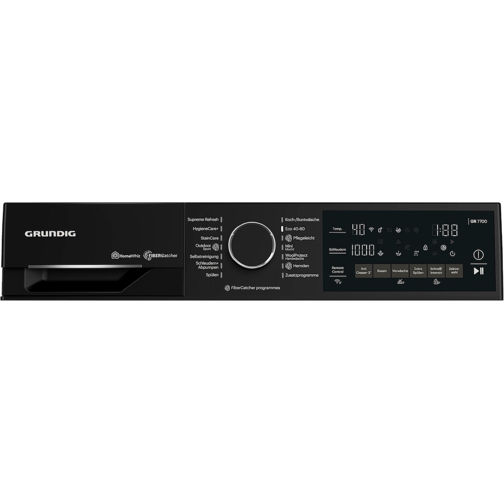 Grundig Waschmaschine, GW7P79419W, 9 kg, 1400 U/min