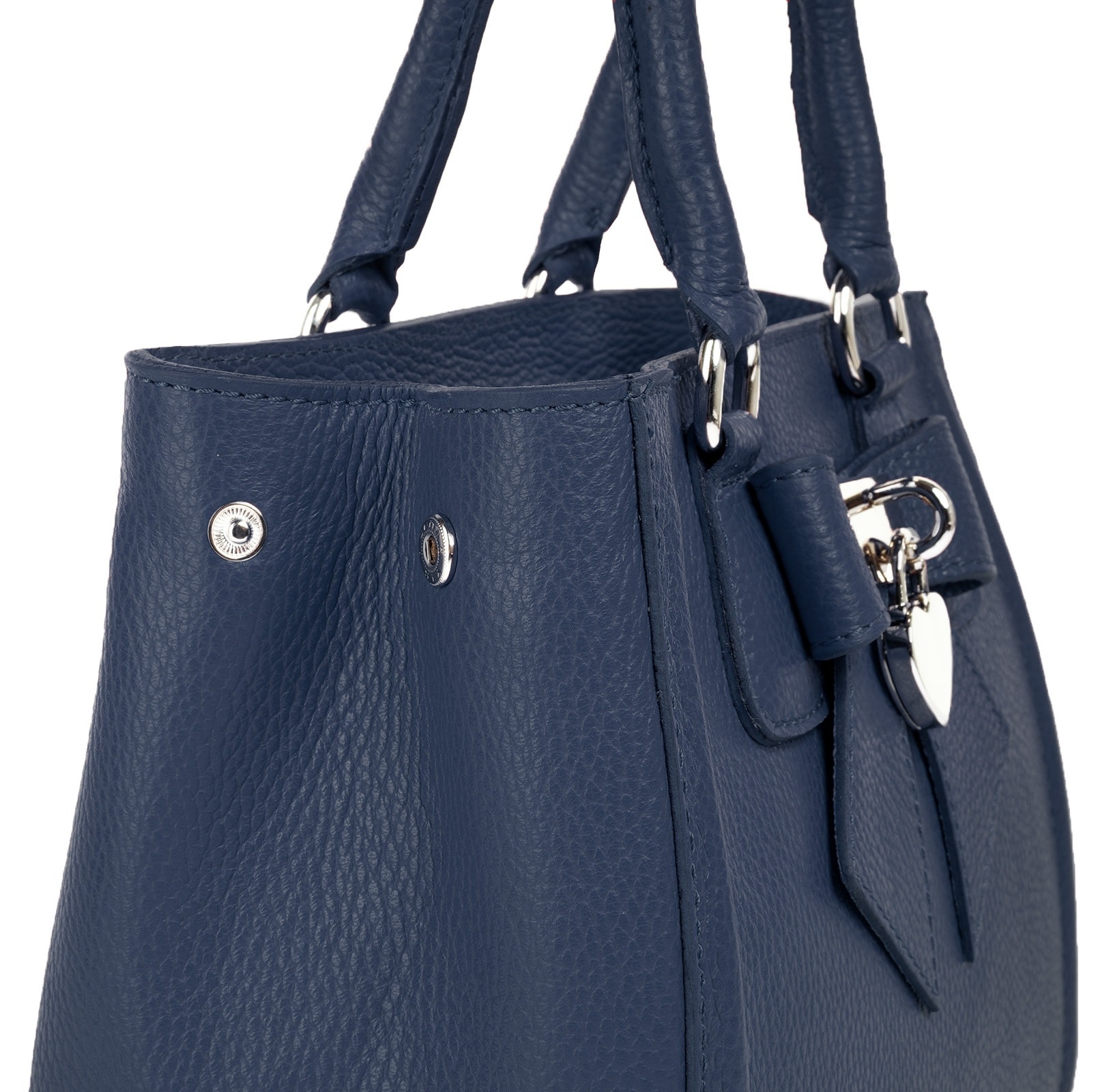 Cluty Henkeltasche »CLUTY Damen SOLCUORE echt Leder, Made in Italy« echt Leder, Made in Italy
