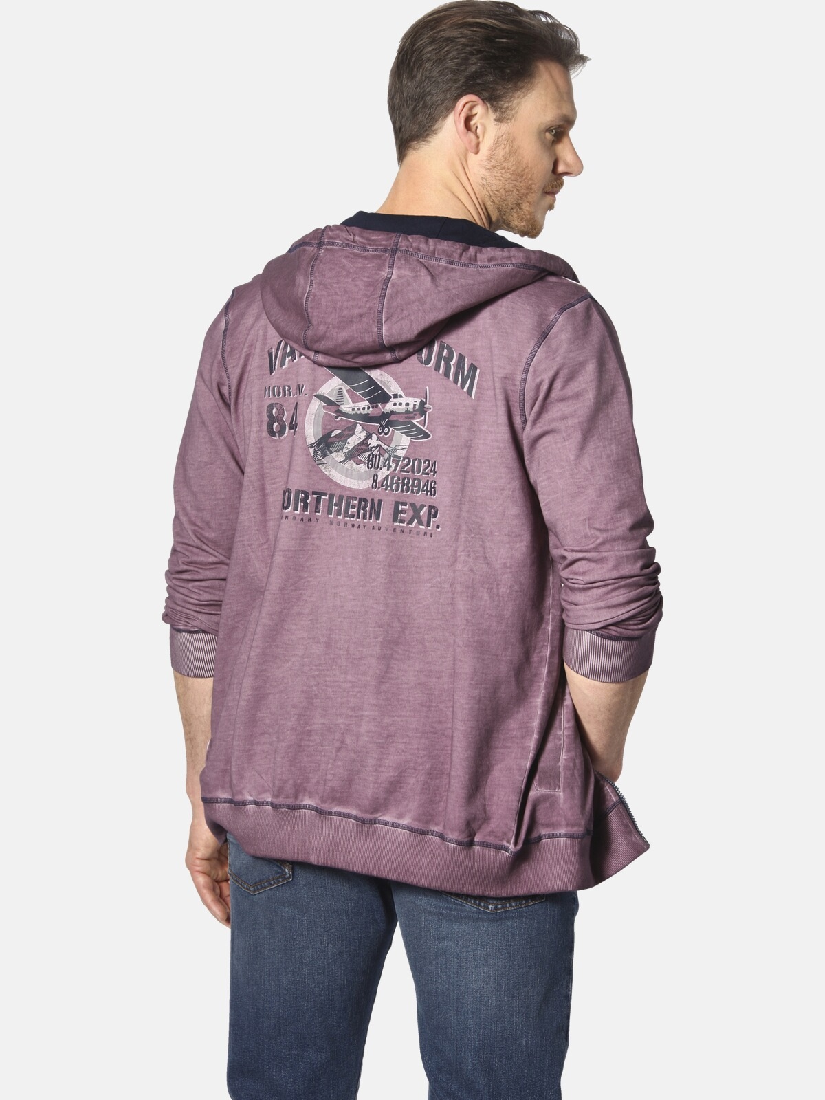 Jan Vanderstorm Kapuzensweatjacke »Sweatjacke PERKELMAN«