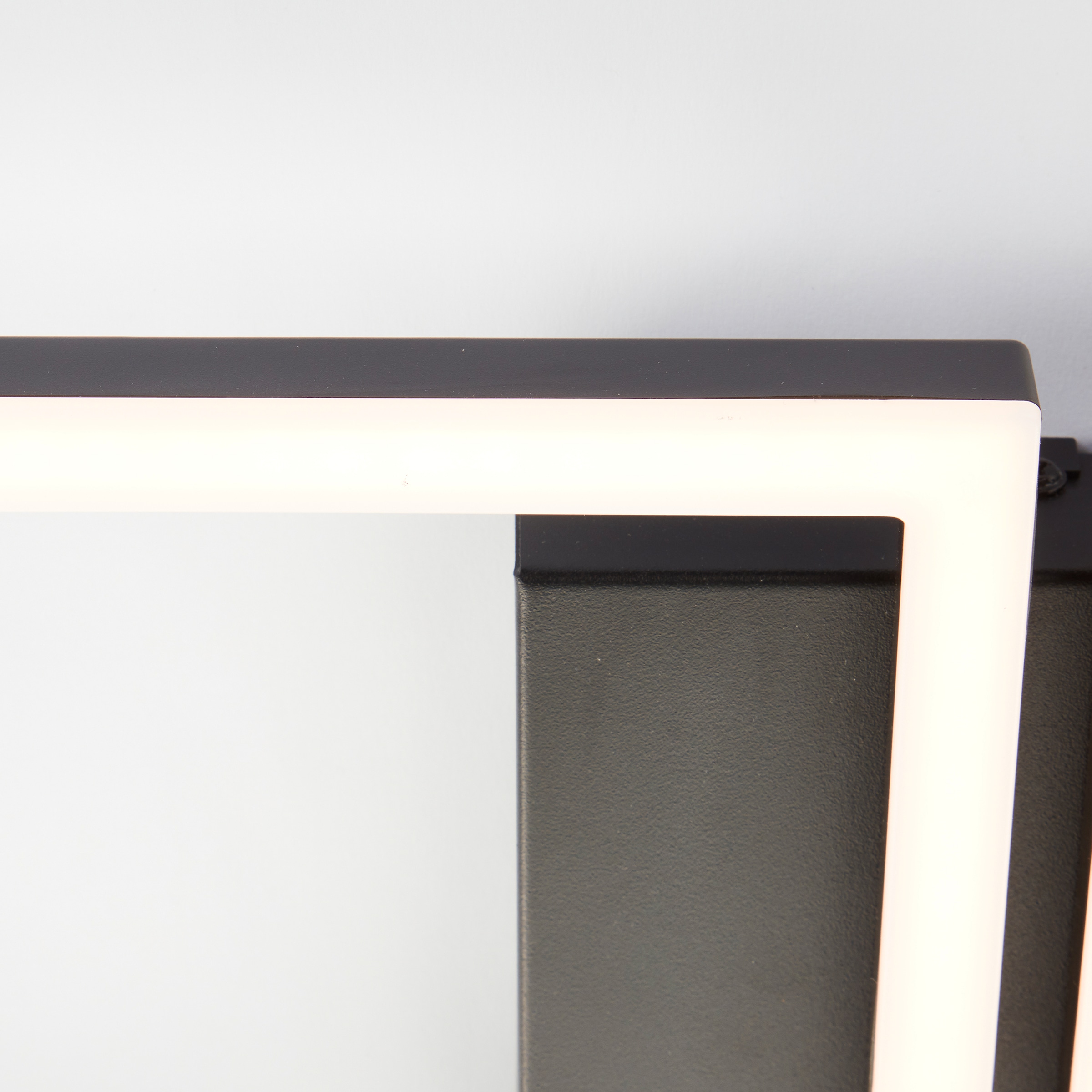 Brilliant LED Deckenleuchte »Nuvela« LED-Modul Warmweiß LED-Profilleuchte, 20 x 41 x 5 cm, 2300 lm, 3000 K, Metall, schwarz