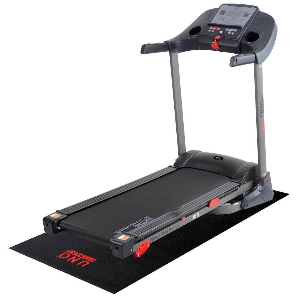 MOTIVE FITNESS by U.N.O. Laufband »Speed Master 1.8 M«, mit Höchstgeschwindigkeit von 18 km/h und Soft-Drop-Klappmechanismus