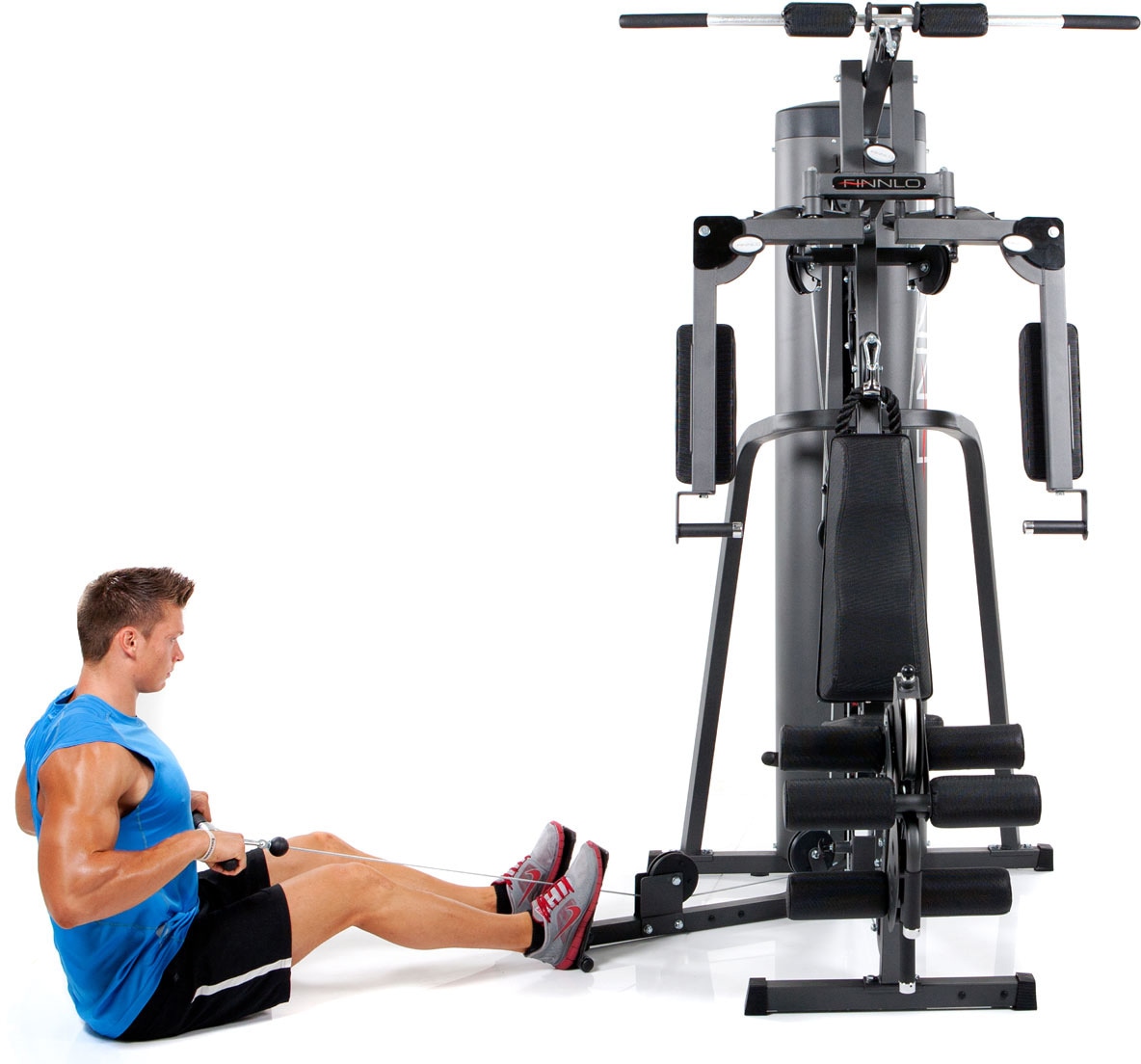 Finnlo by Hammer Kraftstation »Autark 1500«, 1 Gewichtsblöcke, (Butterflystange, Latzug, Ruderfunktion und mehr), multifunktionale Fitnessstation, max. Trainingsgewicht 100 kg