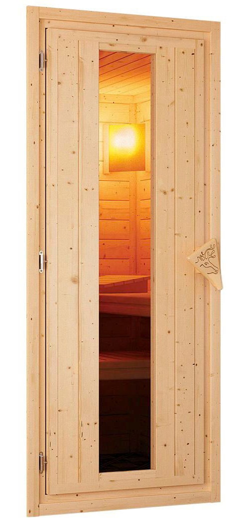 Karibu Sauna »Clara« Set,  9 KW-Ofen mit integrierter Steuerung