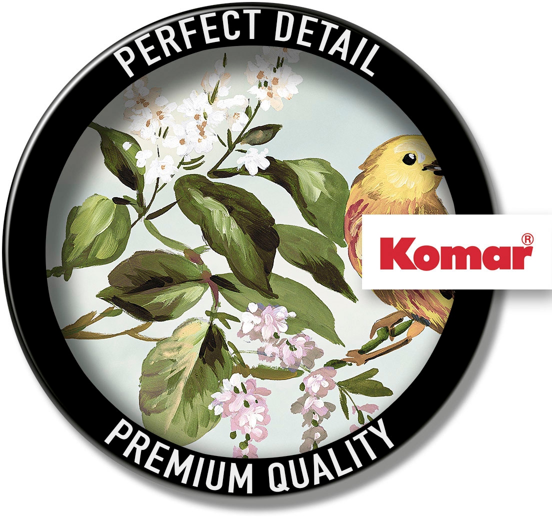 Komar Bild »Gazouillis des Oiseaux«, Natur, (1 St.), Wandbild zur Dekoration - ohne Rahmen