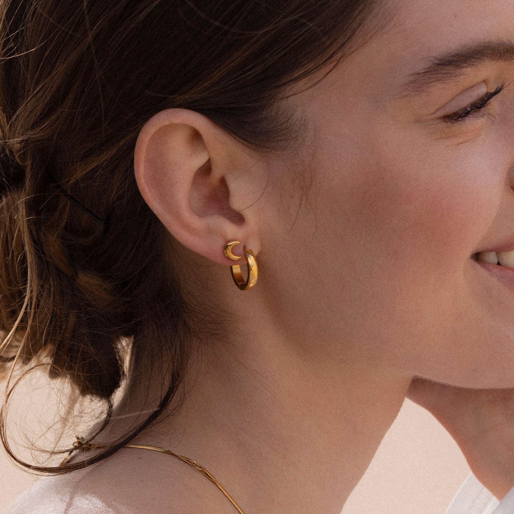 Purelei Single-Ohrstecker »Schmuck Geschenk Piercing Moon, 24131-Piercing-Moon«