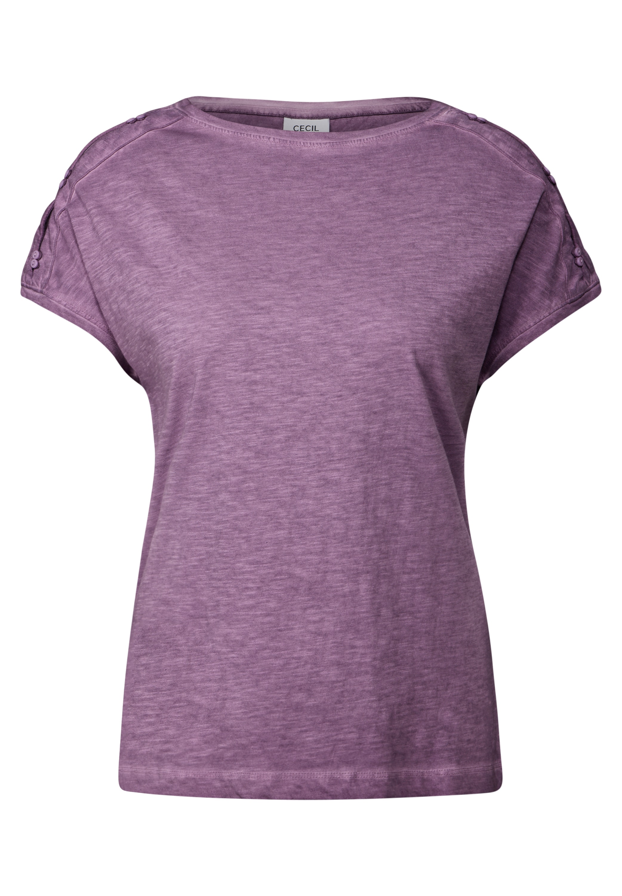 Cecil T-Shirt, mit Knopfdetail