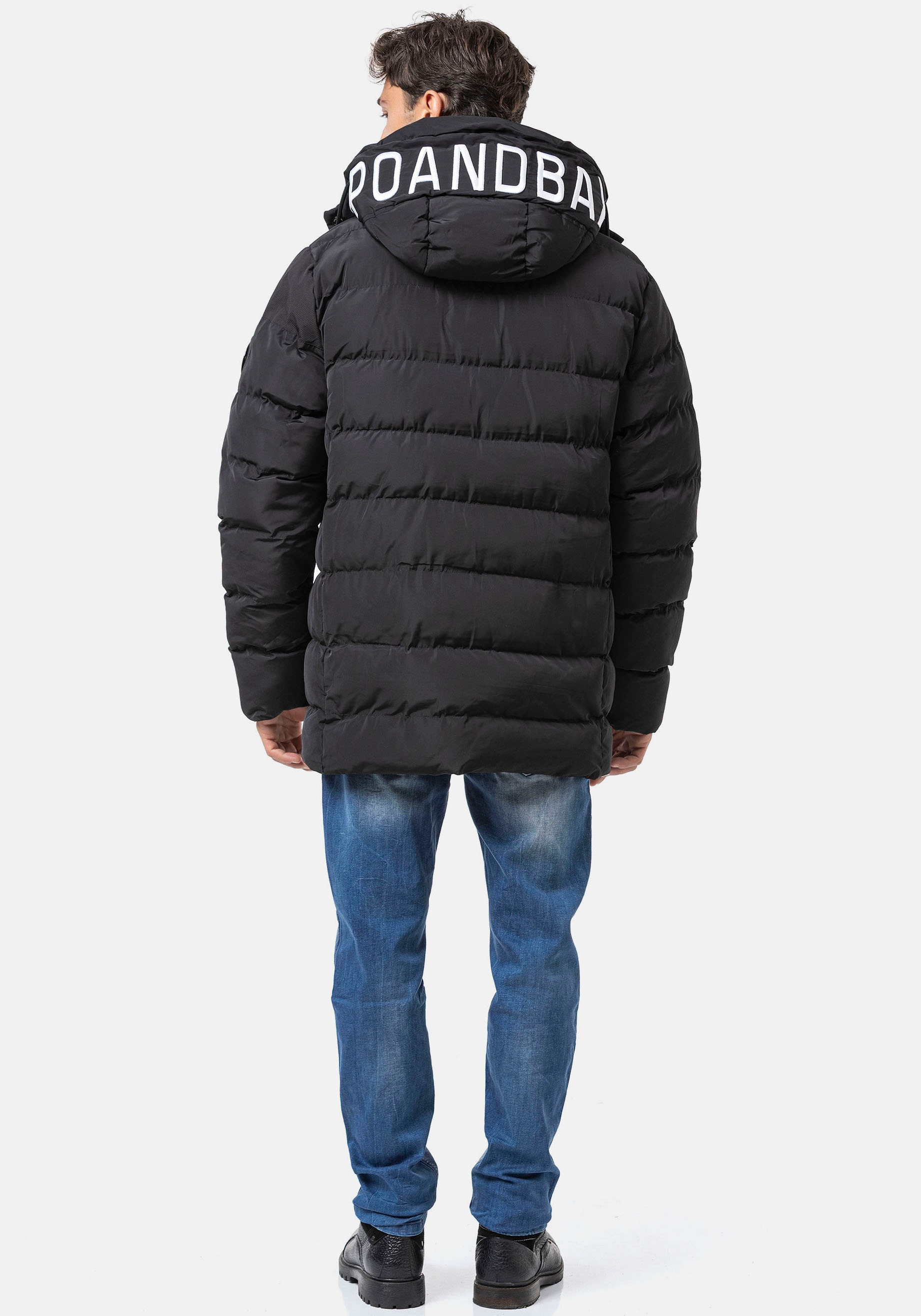 Cipo & Baxx Steppjacke mit Kapuze