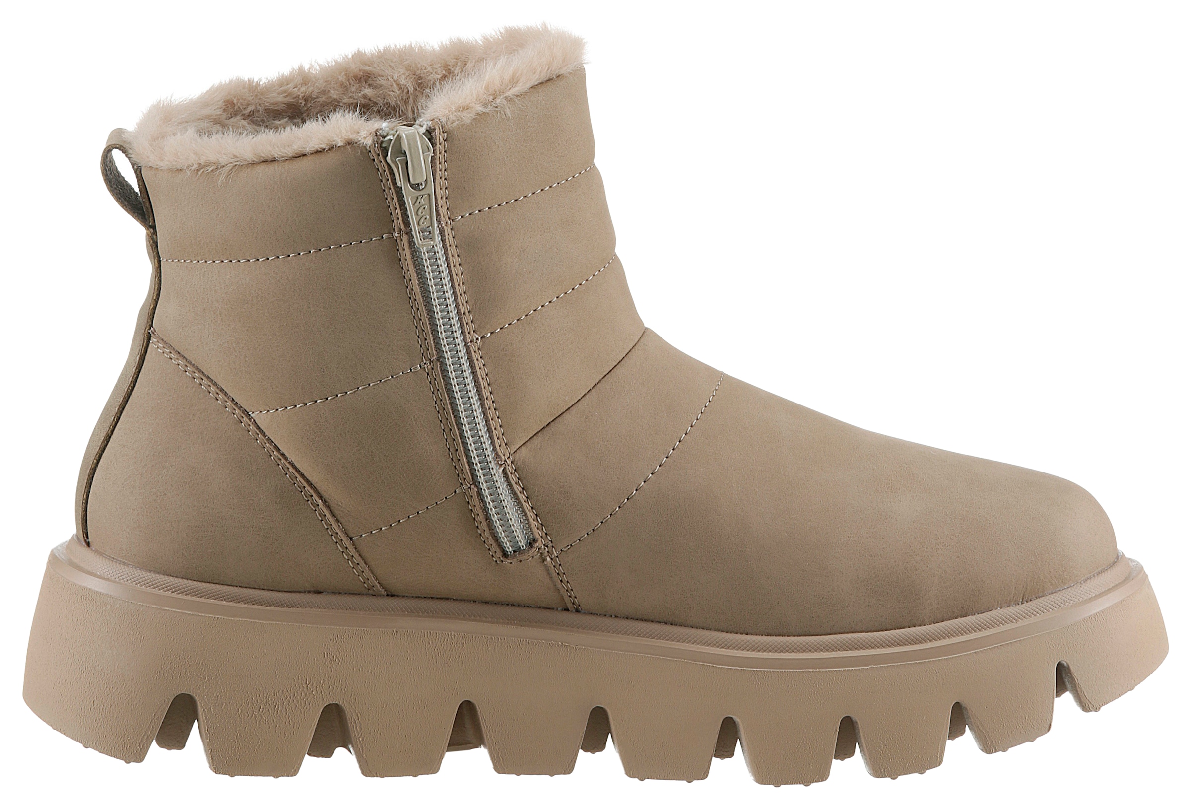 RIEKER Sport Winterboots, Schlupfboots, Stiefelette mit herausnehmbarer Soft-Einlage