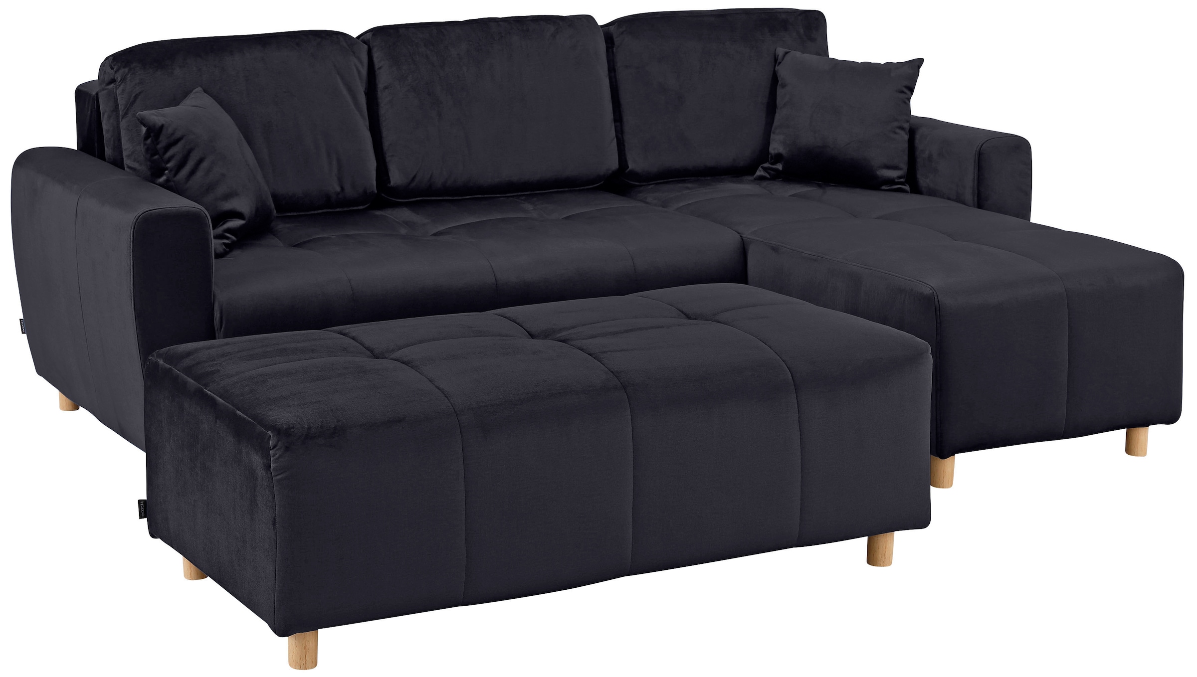 Home affaire Ecksofa »Scania L-Form«, wahlweise mit Bettfunktion und Bettkasten
