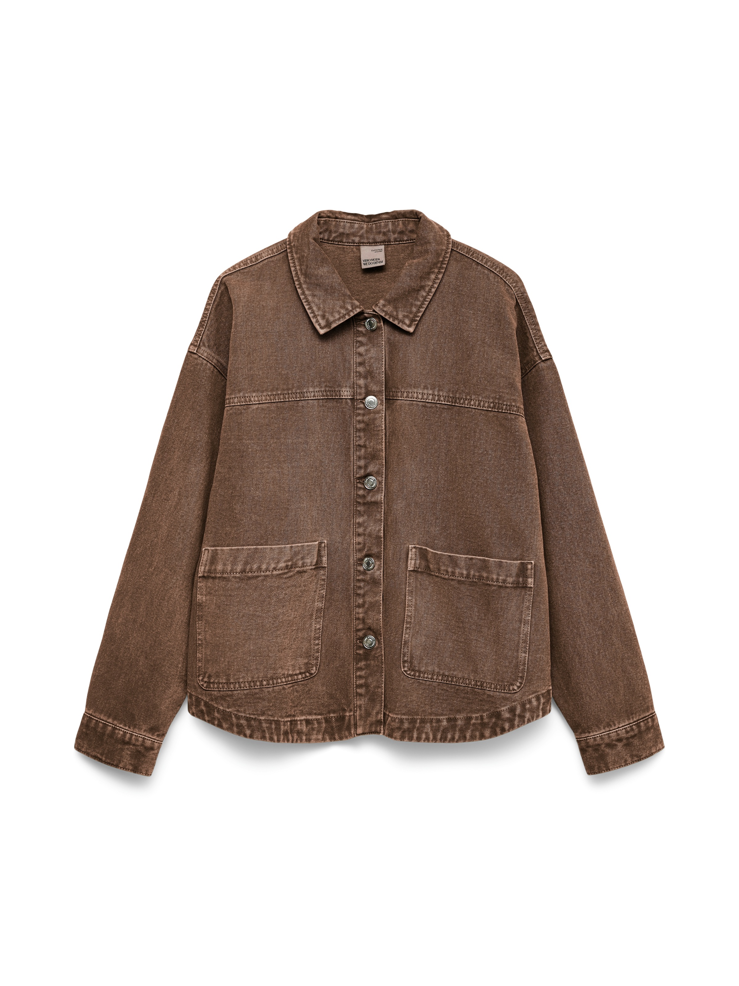 Vero Moda Jeansjacke »VMJAMIE LS DENIM SHACKET MIX NOOS« Baumwollmischung