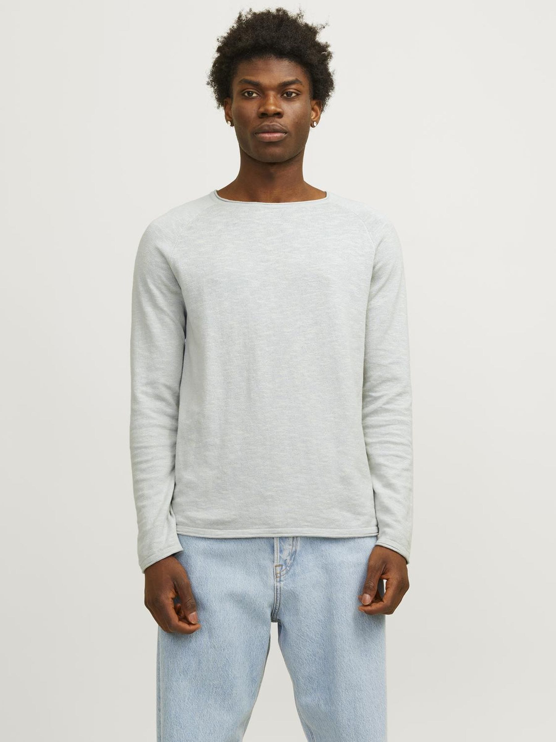 Jack & Jones Strickpullover »JJELINEN KNIT CREW NECK SN«