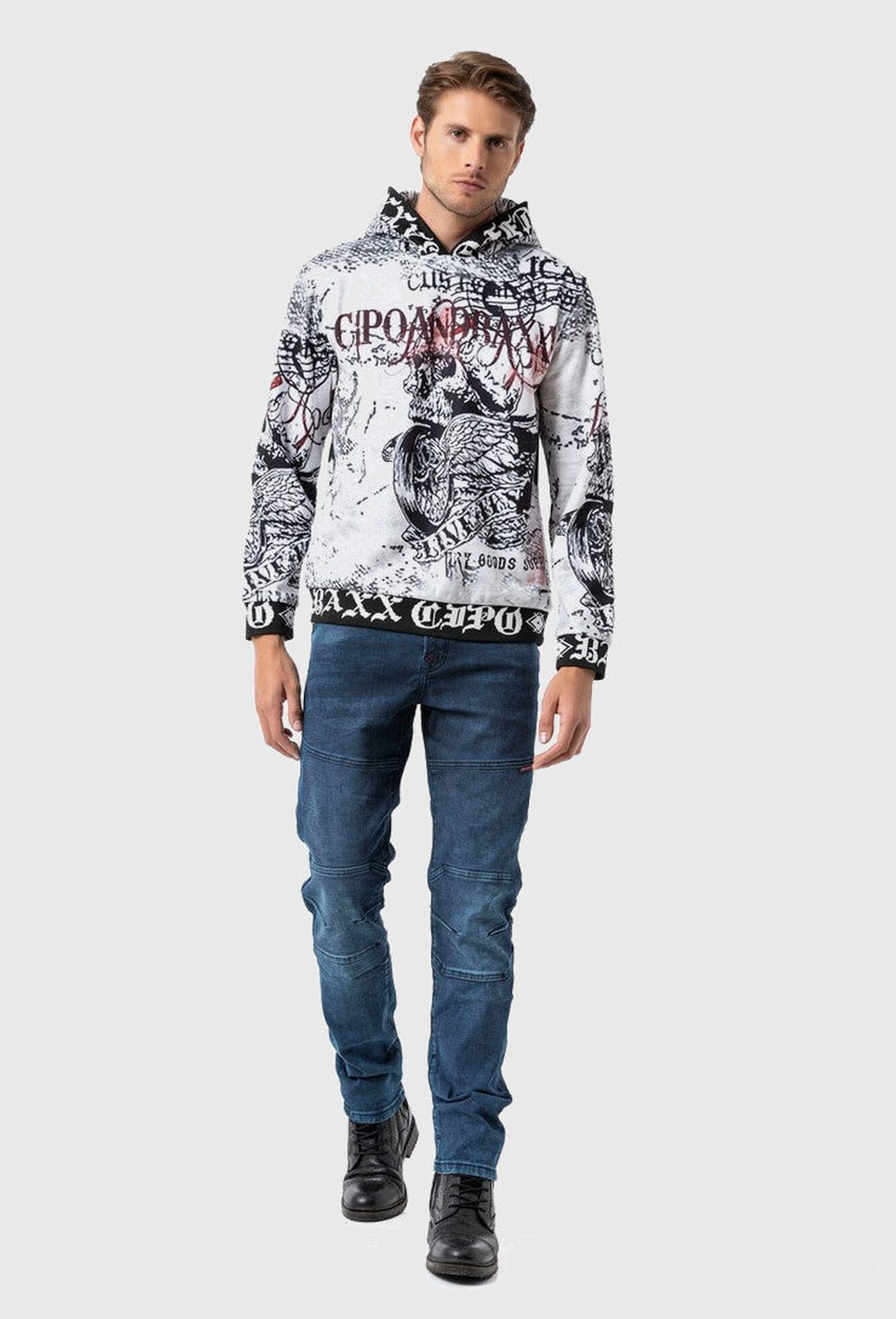 Cipo & Baxx Slim-fit-Jeans »Cipo & Baxx Jeans« im washed Look