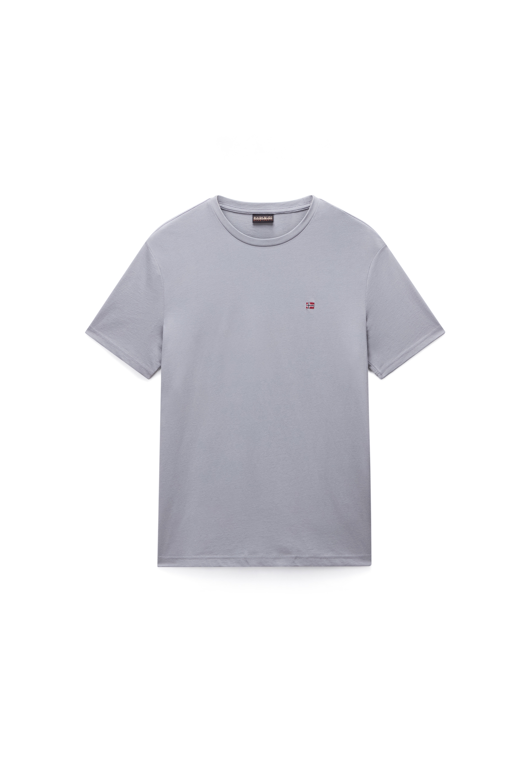 Napapijri T-Shirt »SALIS SS SUM SHARK SKIN HCB« Kurzarm, mit Rundhalsausschnitt, unifarben, aus Baumwolle