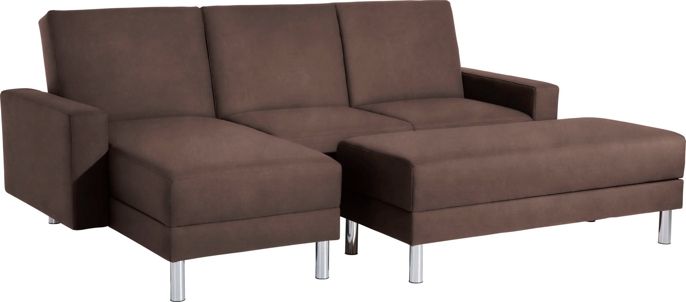 Max Winzer® Schlafsofa »Just Fresh«, mit Rückenverstellung, inklusive Stauraumhocker