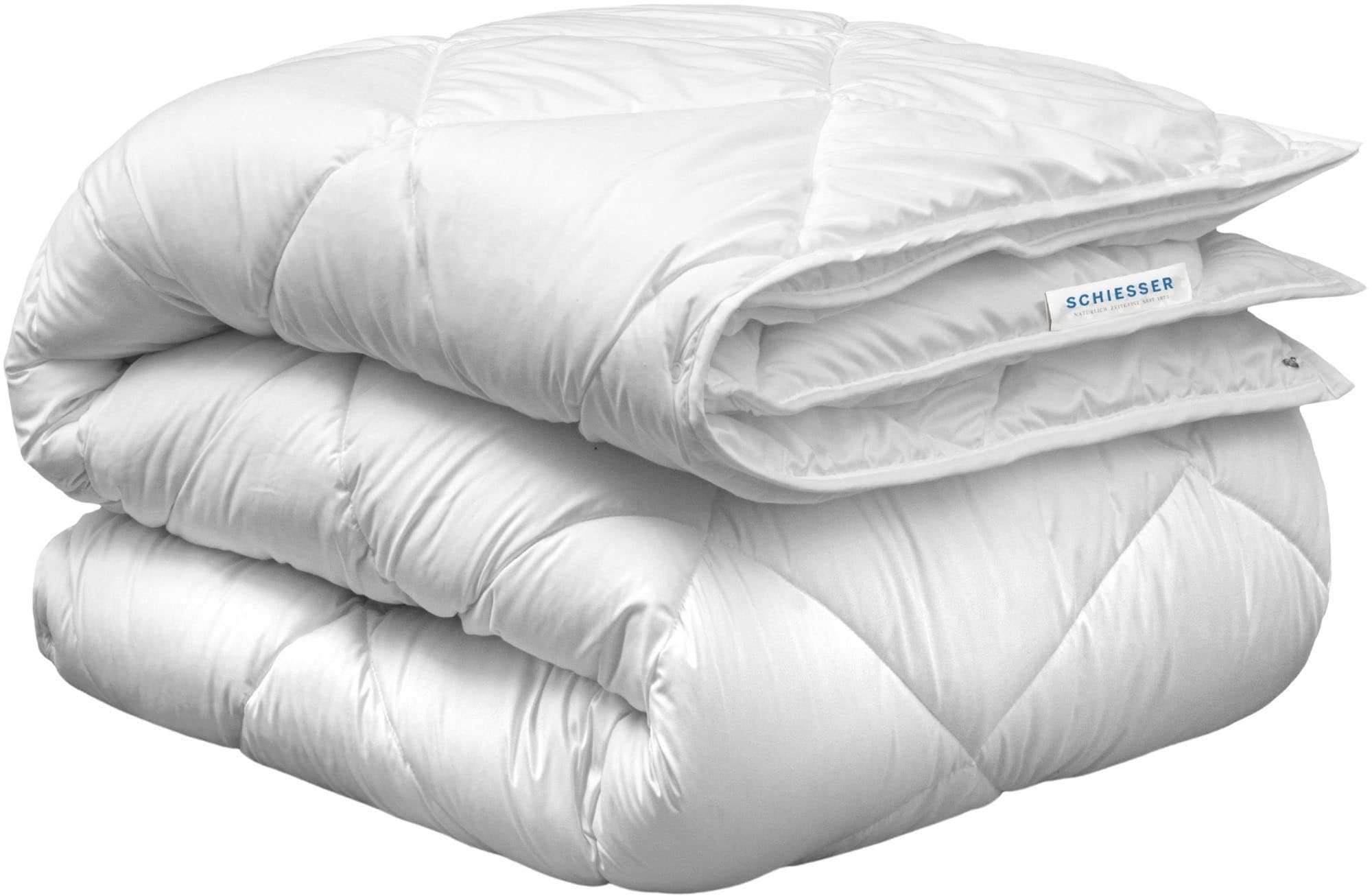 Schiesser 4-Jahreszeitenbett "Lykke - 2 zusammenknöpfbare Steppdecken für Sommer und Winter" 4-Jahreszeiten 1 Stk. tlg. STANDARD 100 by OEKO-TEX zertifiziert