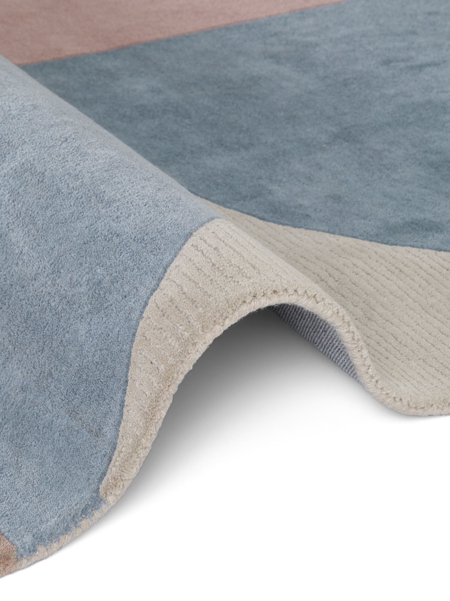 Ted Baker Wollteppich »Piccadilly« rechteckig 17 mm Höhe Wolle, Naturteppich, Handgemacht, Wohnzimmer, Schlafzimmer, bunt