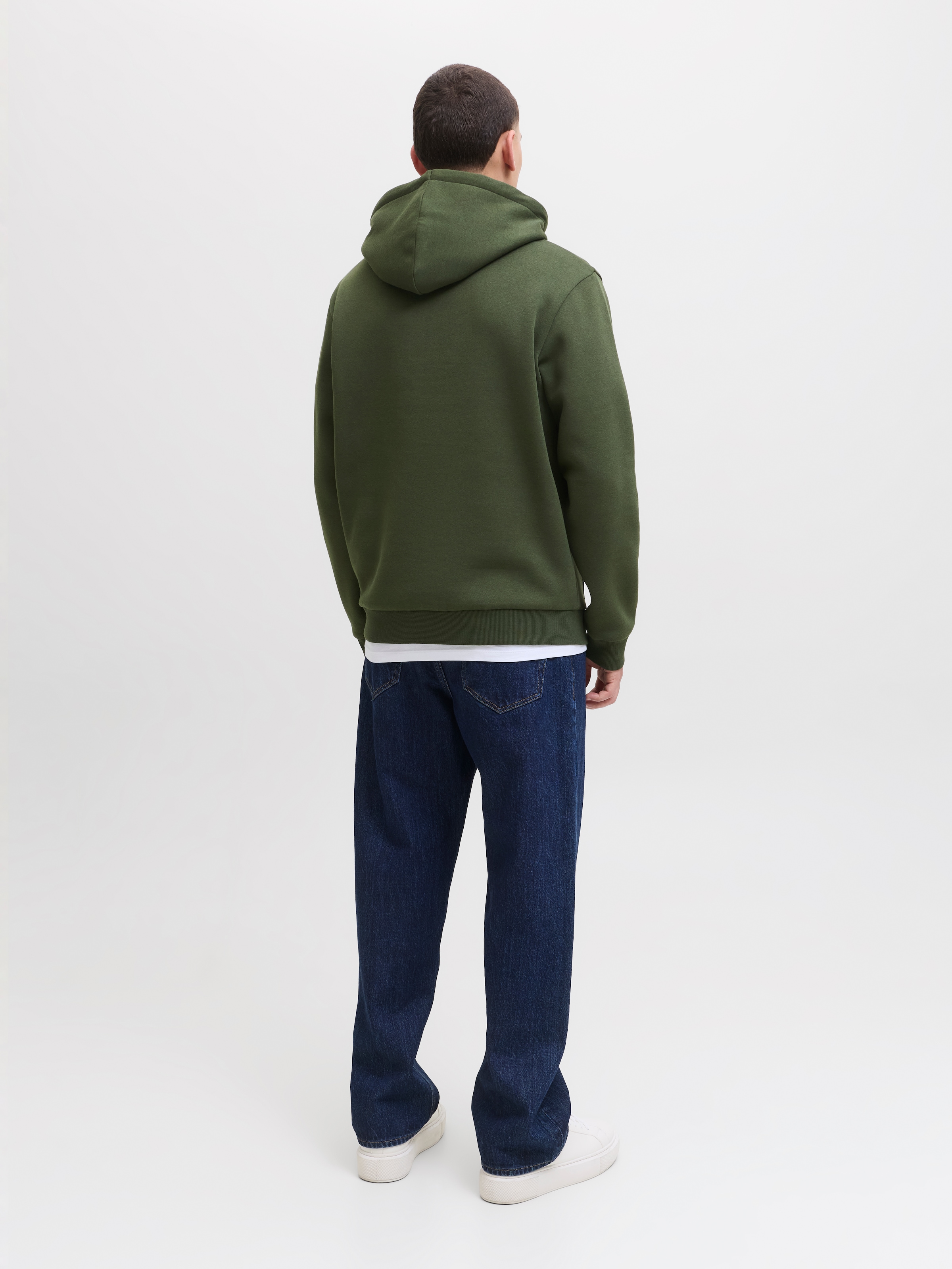 Jack & Jones Kapuzensweatshirt »JJEBRADLEY SWEAT HOOD NOOS«, mit Känguru Tasche