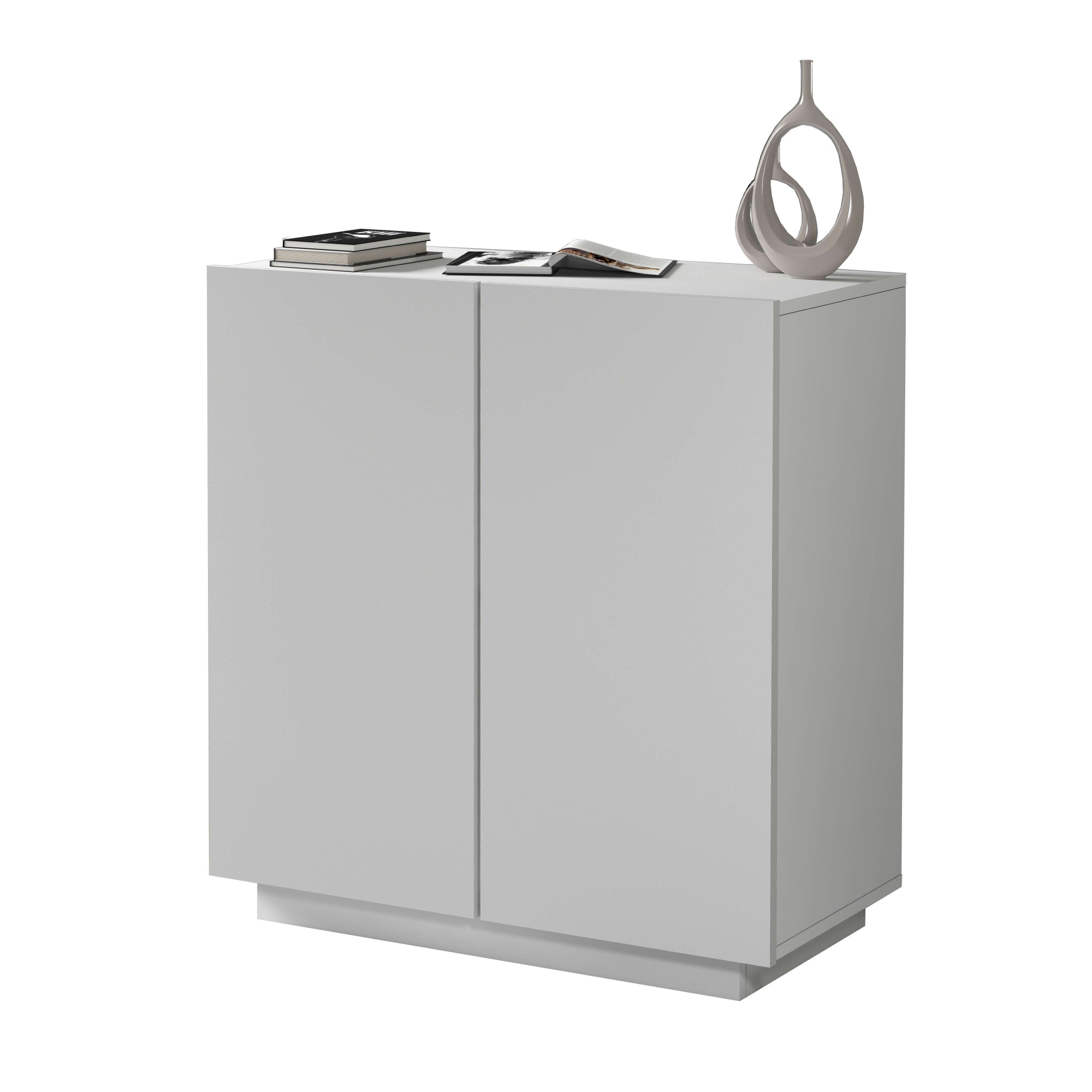 Home affaire Aktenschrank "Essential, Mehrzweckschrank, Büroschrank mit 2 Türen" & verstellbaren Einlegeböden, Höhe 86 oder 166 cm, Made in Italy