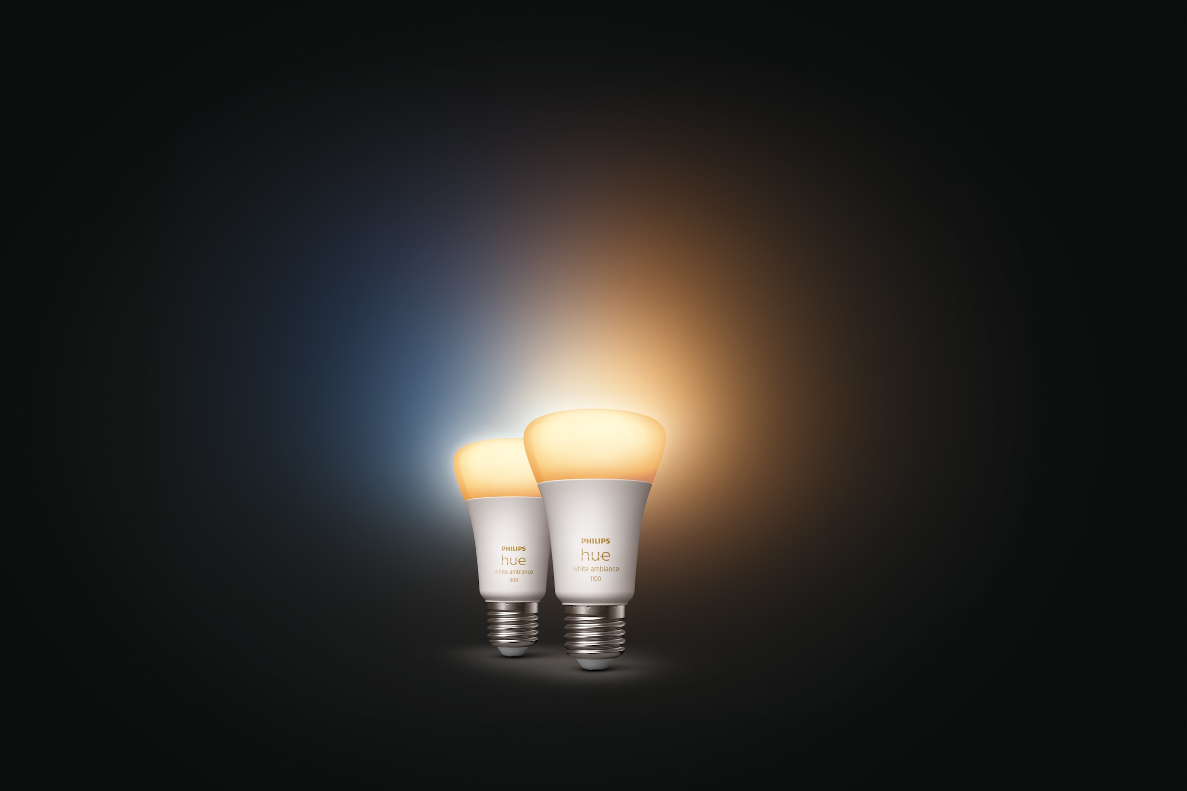 Philips Hue Smarte LED-Leuchte »White Ambiance E27 Doppelpack 2x1100«